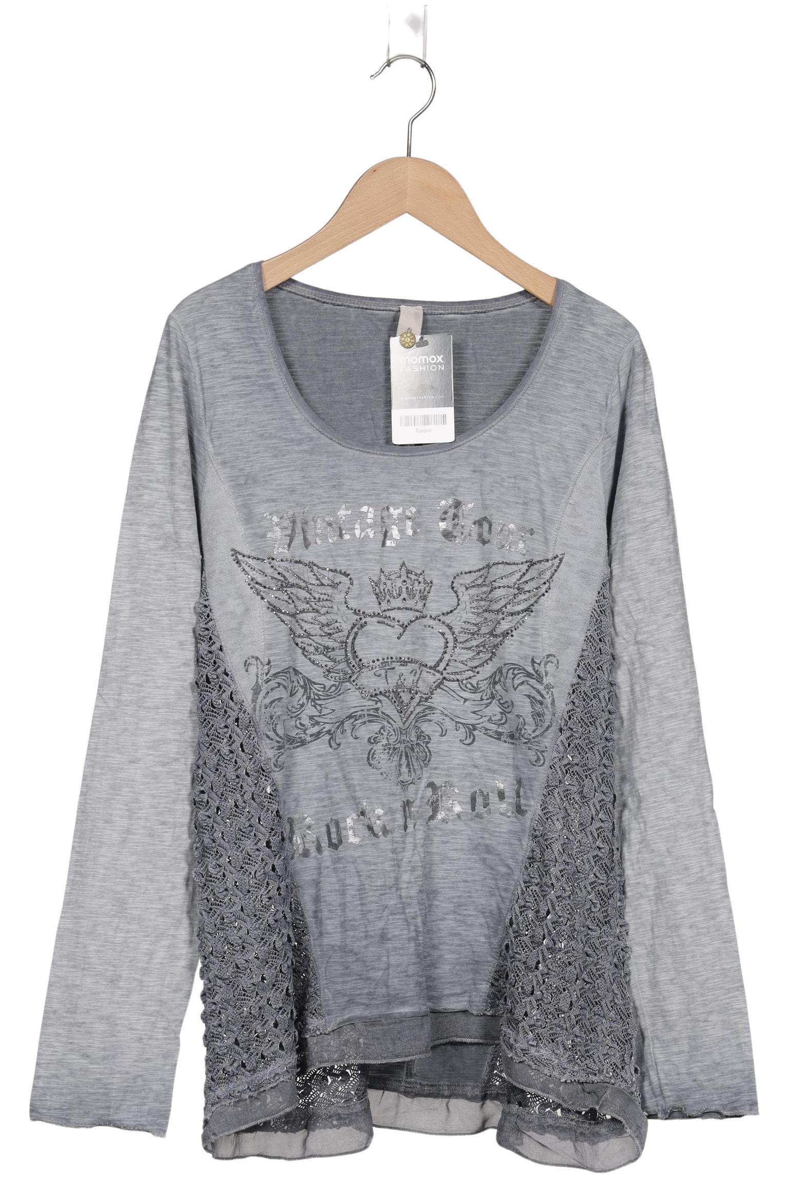 

tredy Damen Langarmshirt, grau, Gr. 38