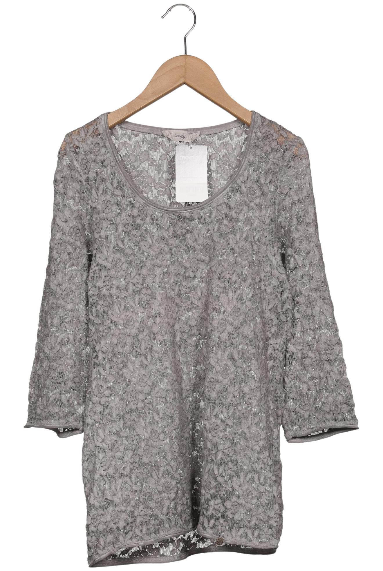 

tredy Damen Langarmshirt, grau, Gr. 38