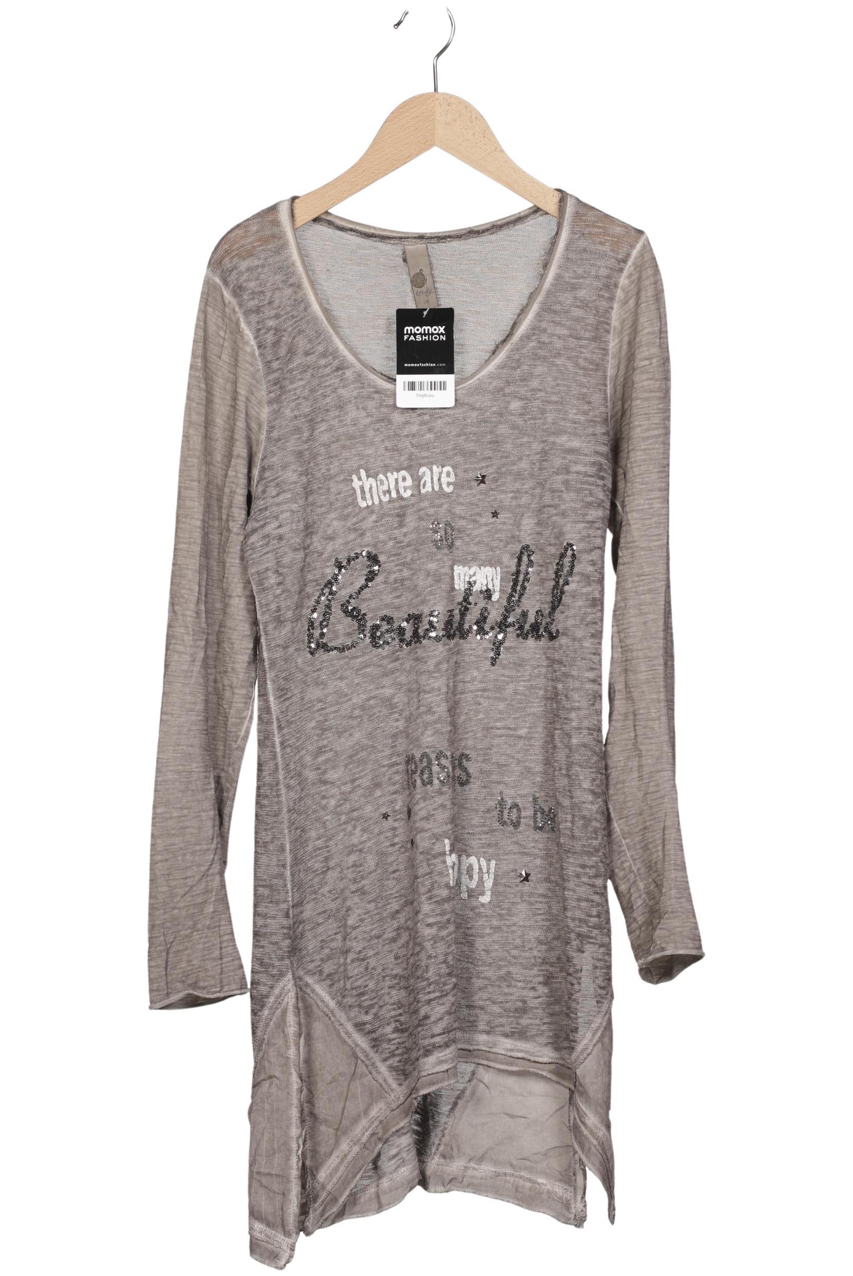 

tredy Damen Langarmshirt, grau, Gr. 36