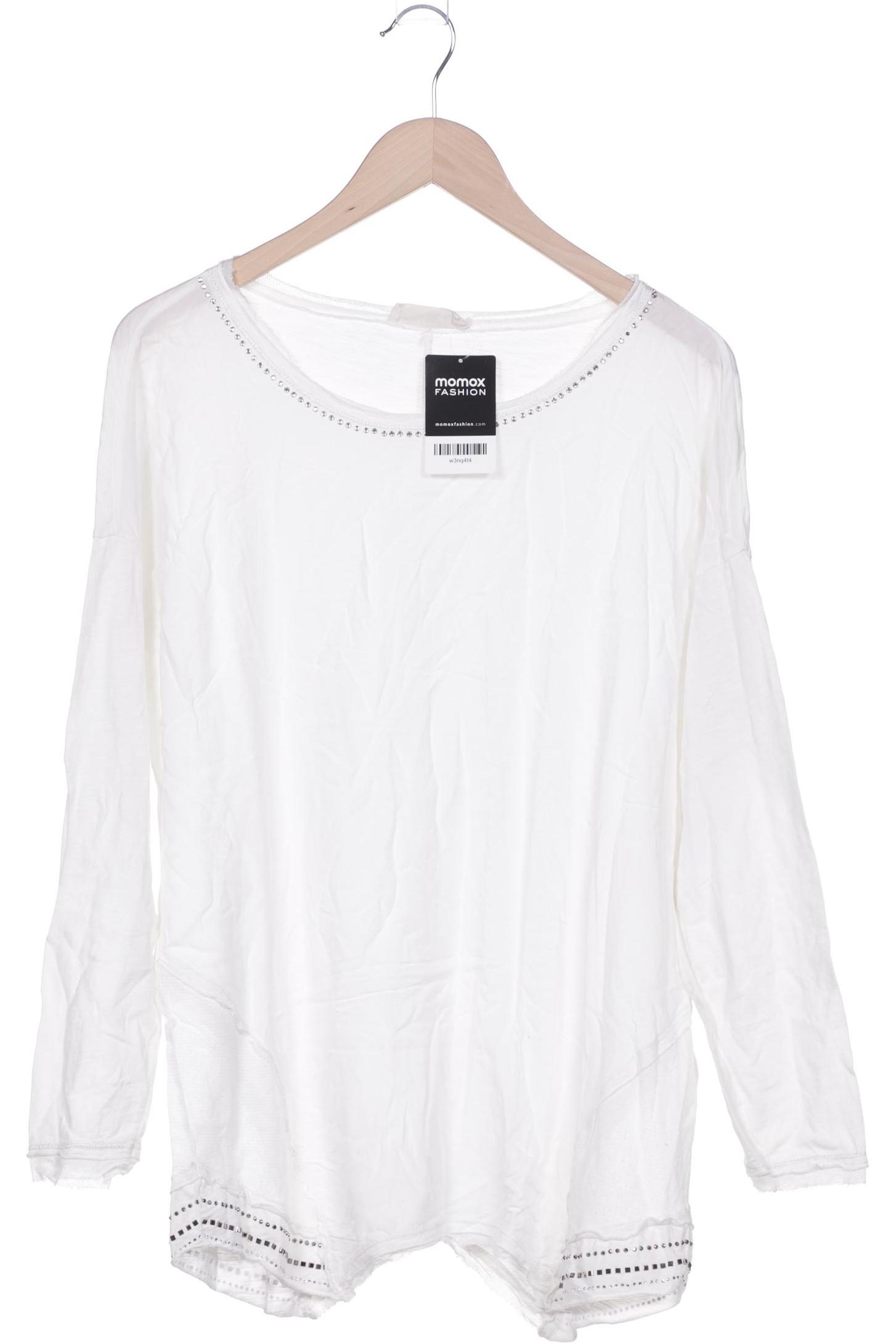 

tredy Damen Langarmshirt, weiß, Gr. 40