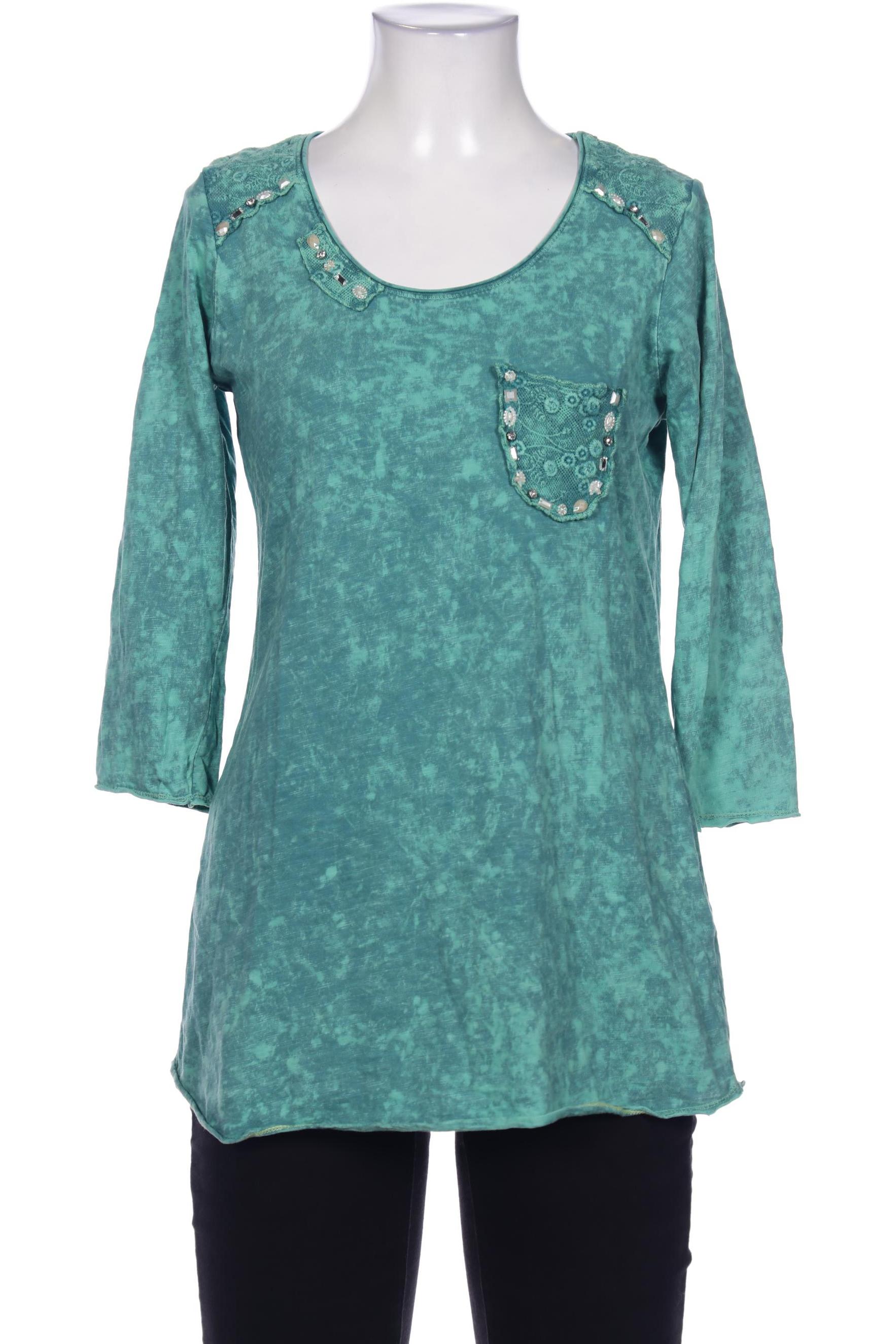 

tredy Damen Langarmshirt, türkis, Gr. 36