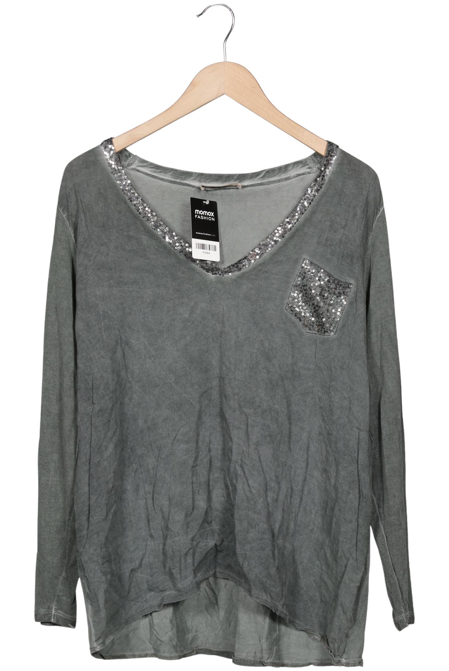 

tredy Damen Langarmshirt, grau, Gr. 46