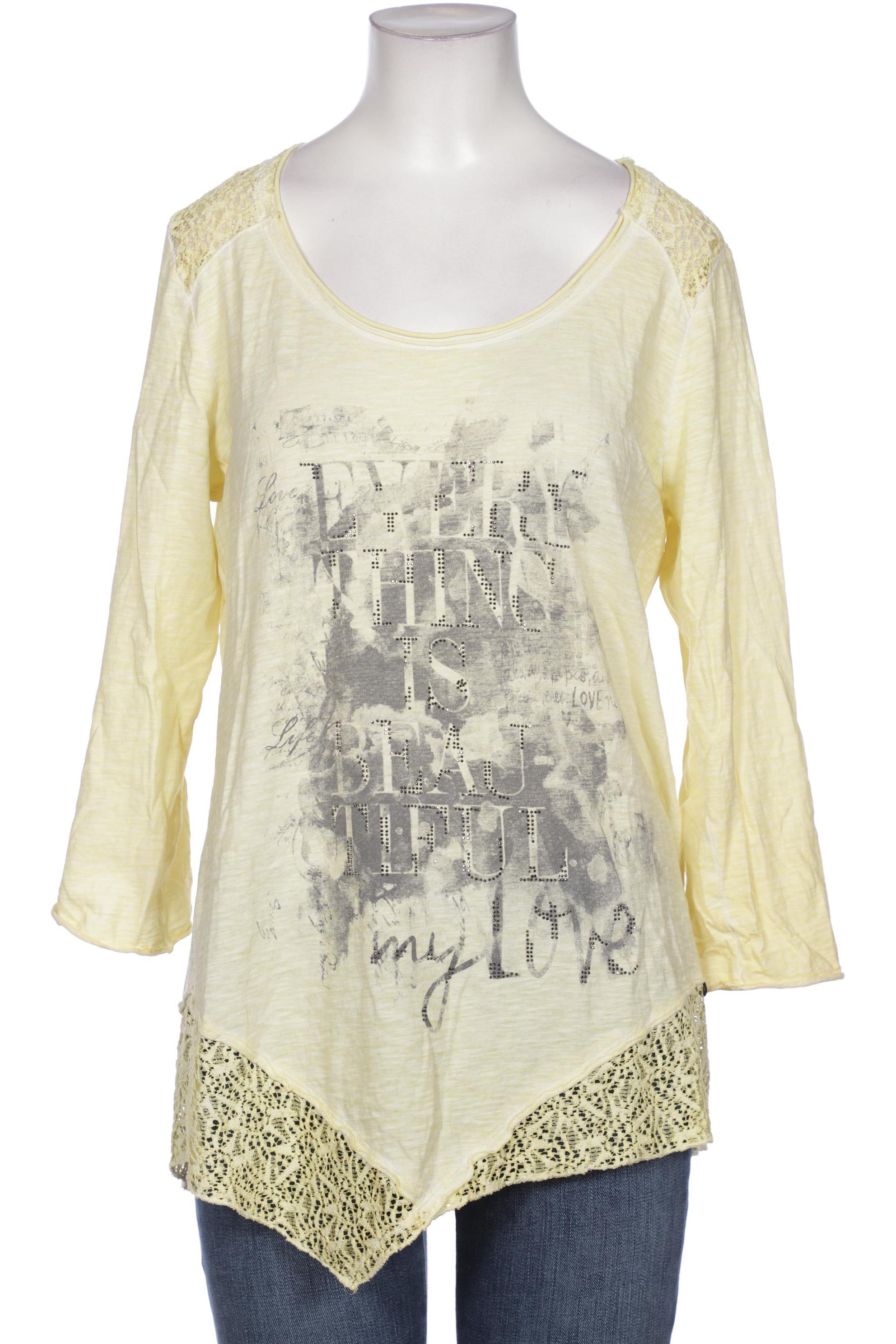 

tredy Damen Langarmshirt, gelb, Gr. 36