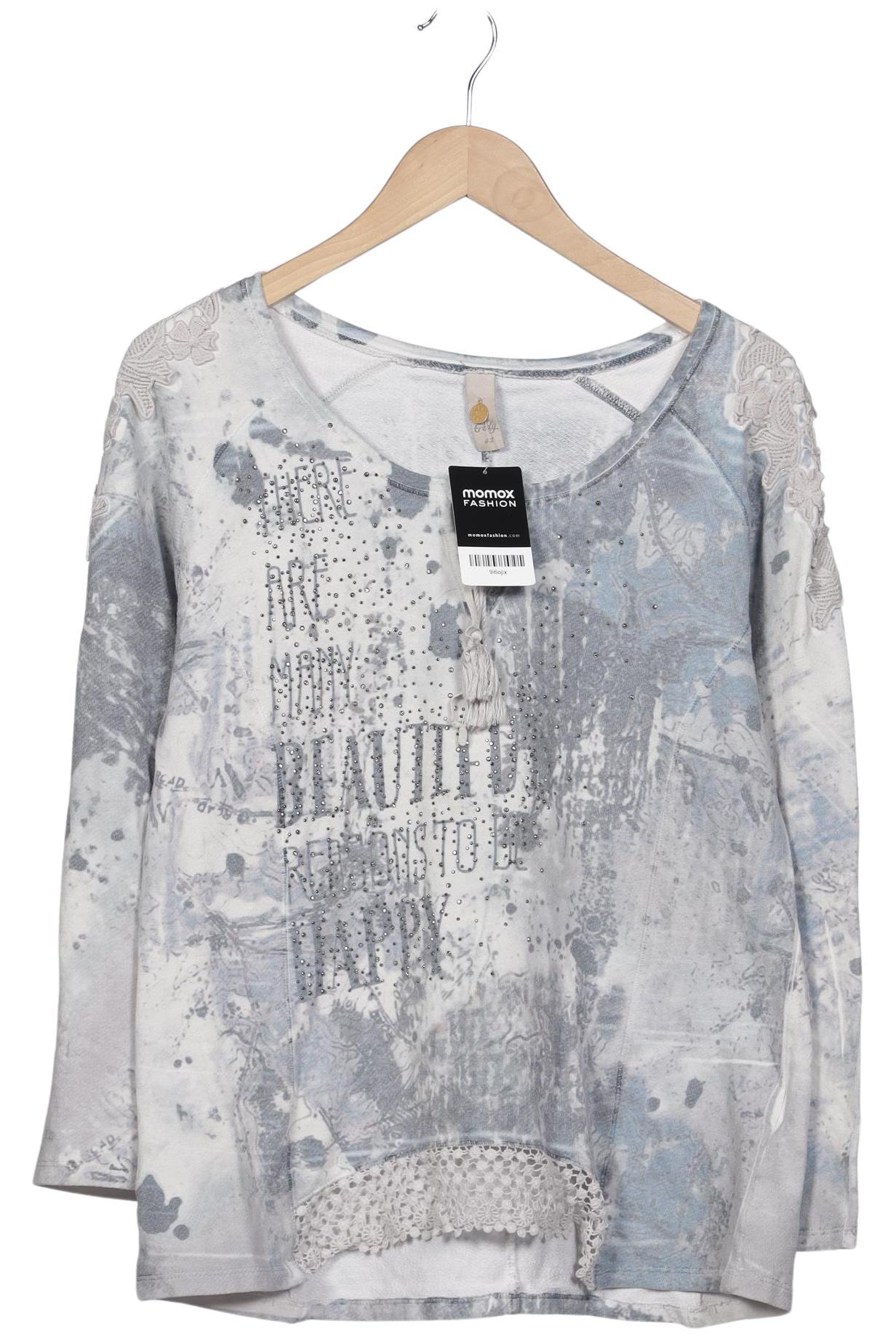 

tredy Damen Langarmshirt, grau, Gr. 42