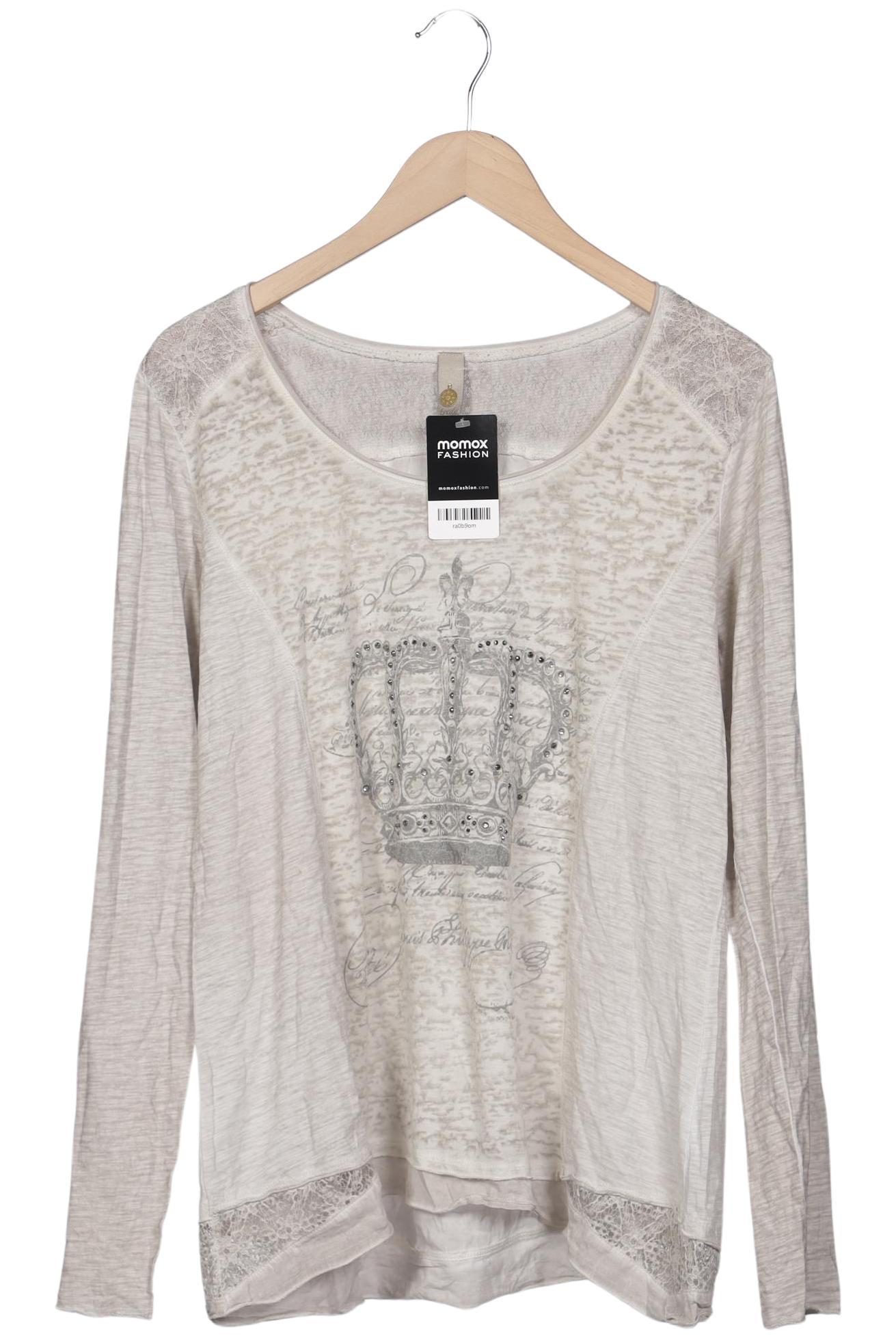 

tredy Damen Langarmshirt, beige, Gr. 42