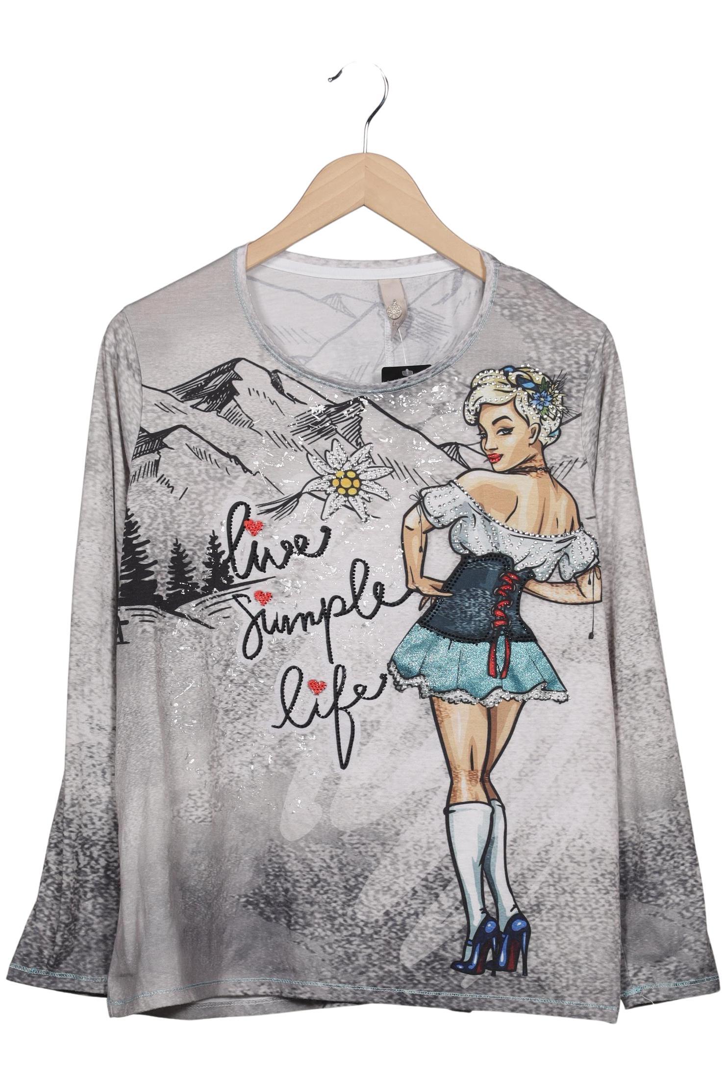 

tredy Damen Langarmshirt, grau, Gr. 40