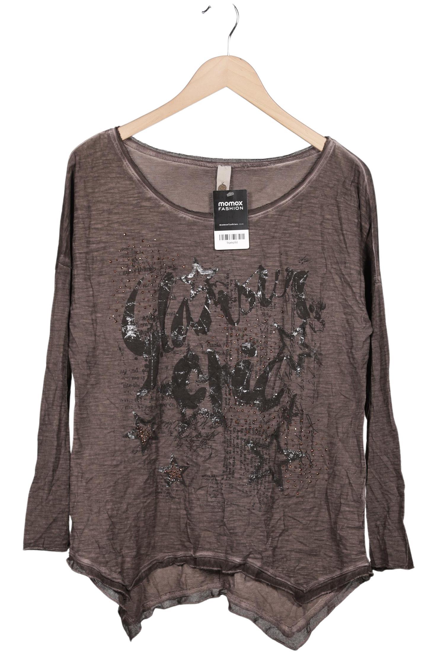 

tredy Damen Langarmshirt, braun, Gr. 38