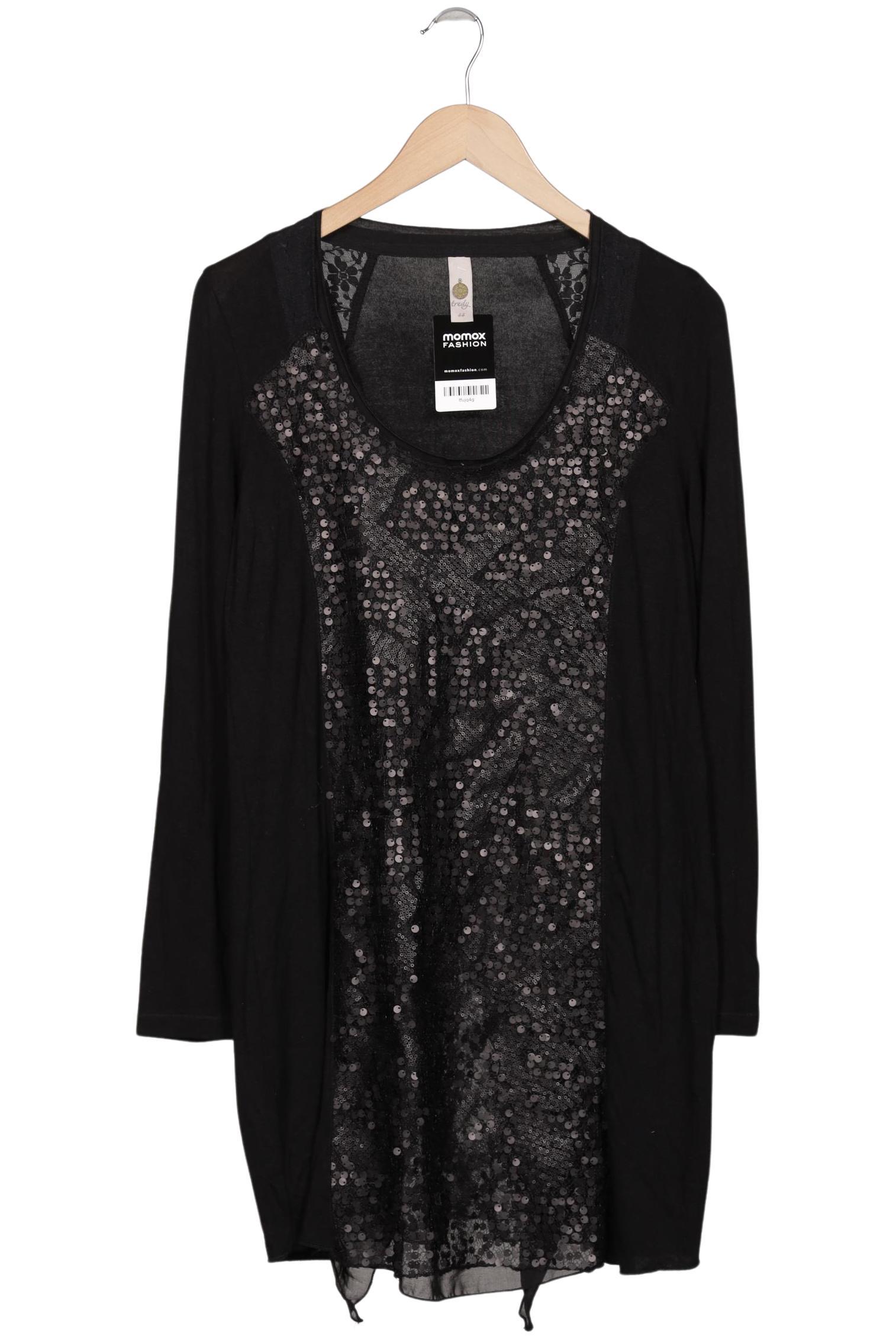 

tredy Damen Langarmshirt, schwarz, Gr. 44