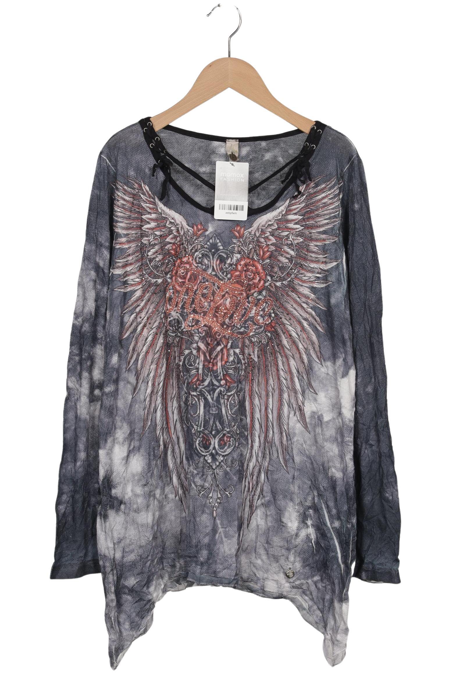 

tredy Damen Langarmshirt, grau, Gr. 42