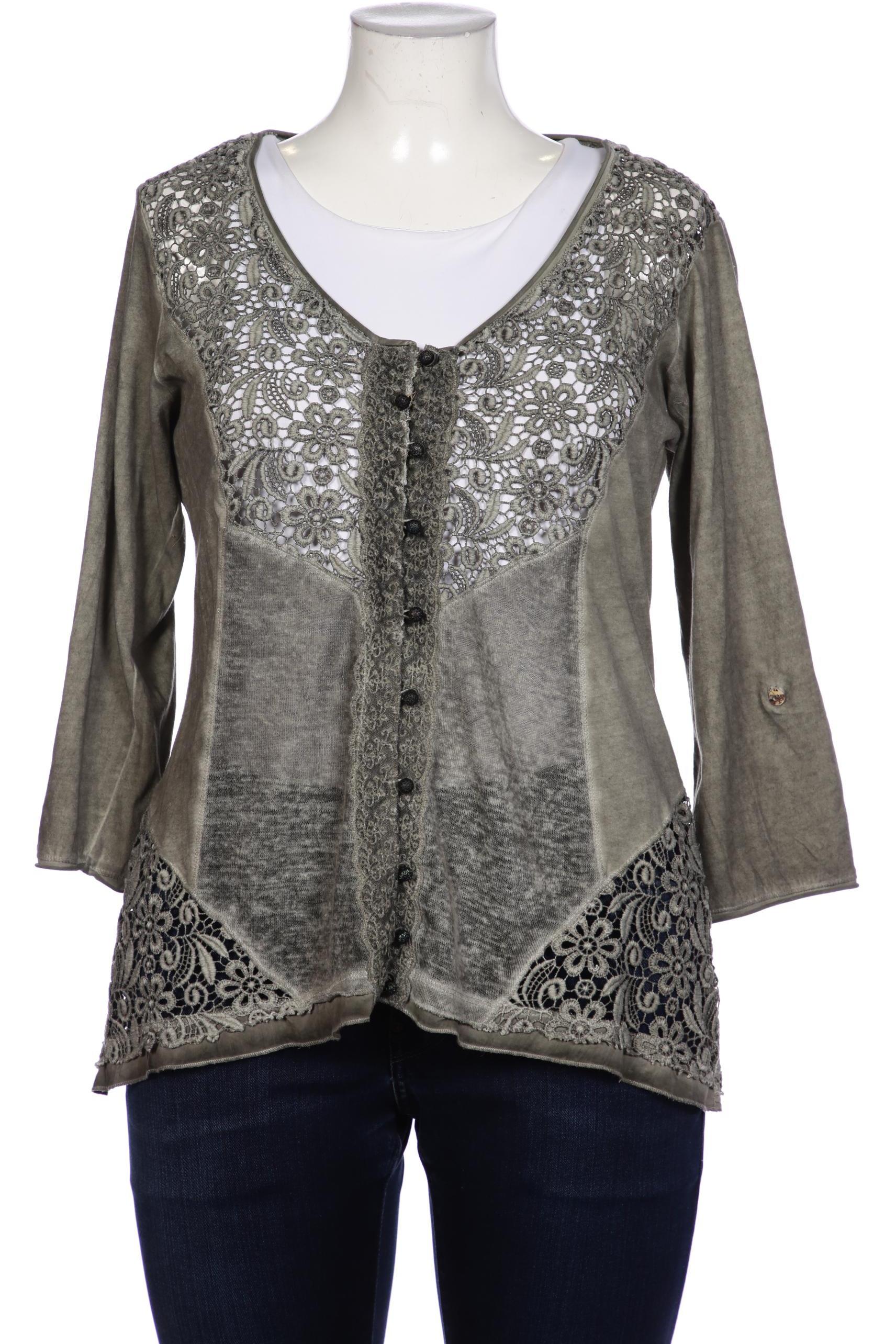 

tredy Damen Langarmshirt, grün, Gr. 42