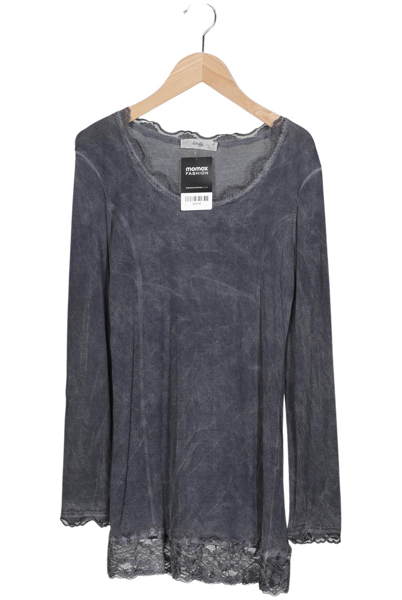 

tredy Damen Langarmshirt, grau, Gr. 38