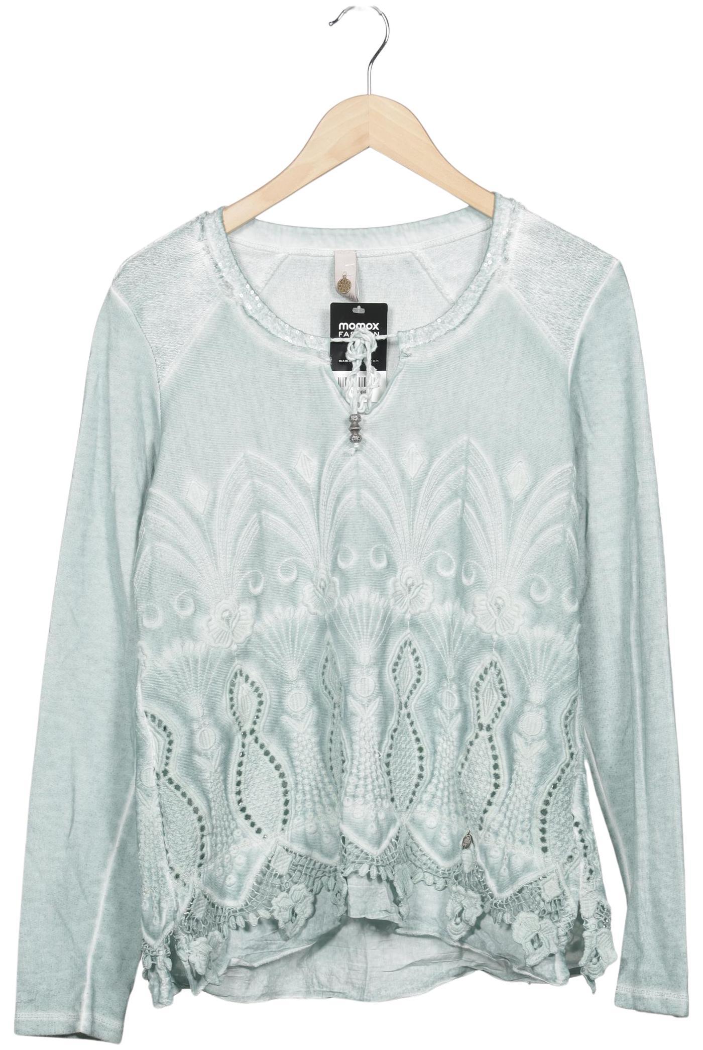 

tredy Damen Langarmshirt, hellgrün, Gr. 38