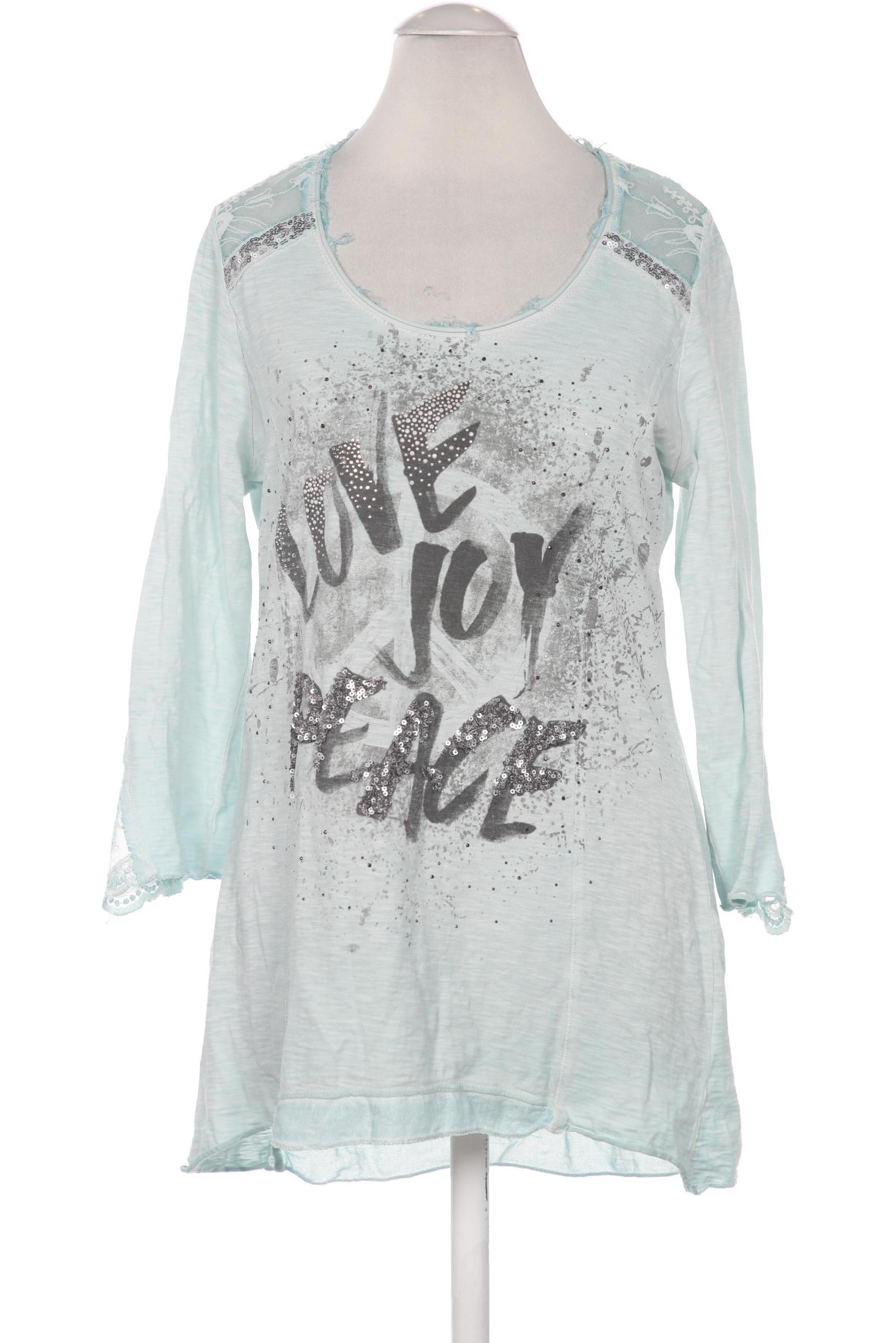 

tredy Damen Langarmshirt, türkis, Gr. 36