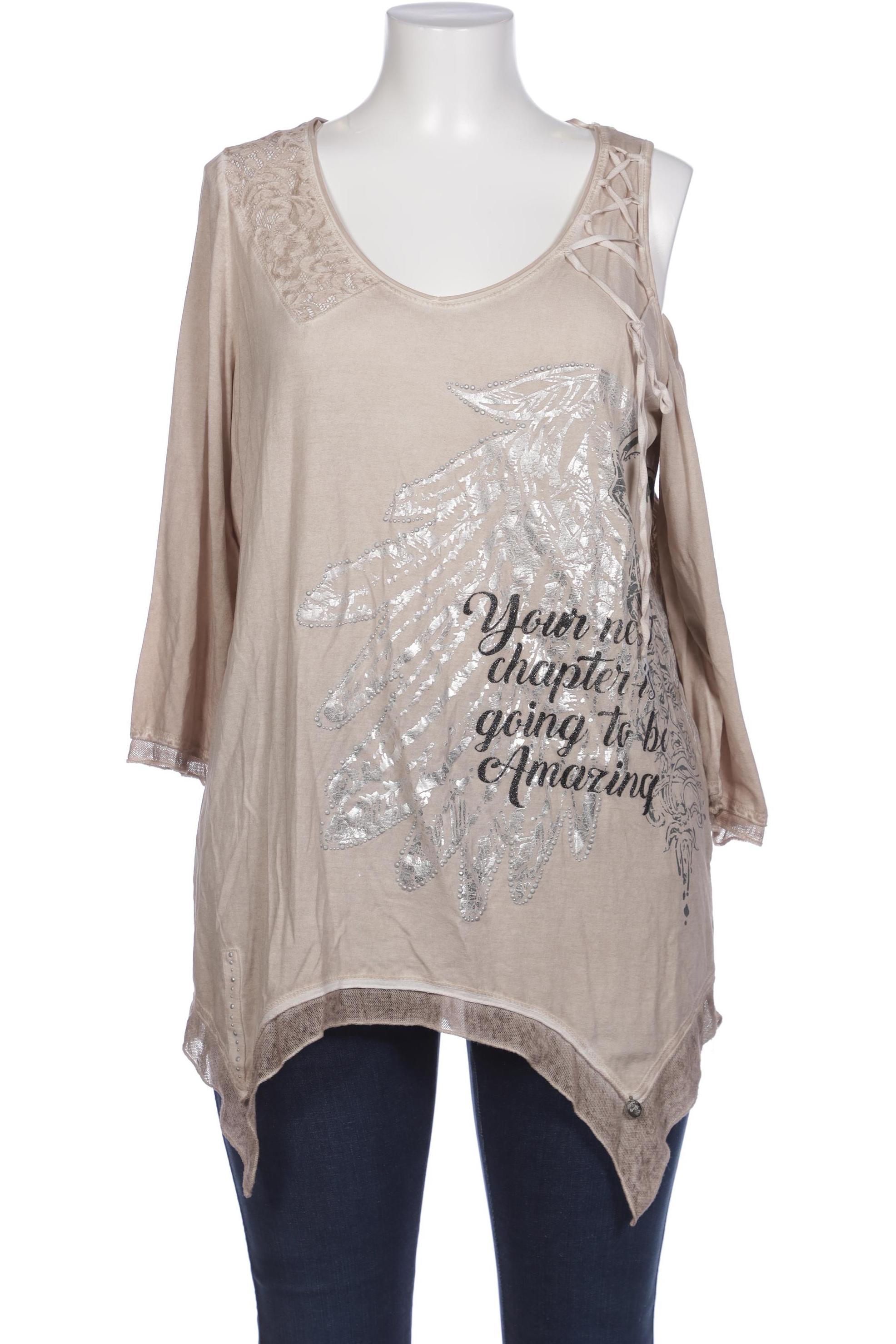 

tredy Damen Langarmshirt, beige, Gr. 42