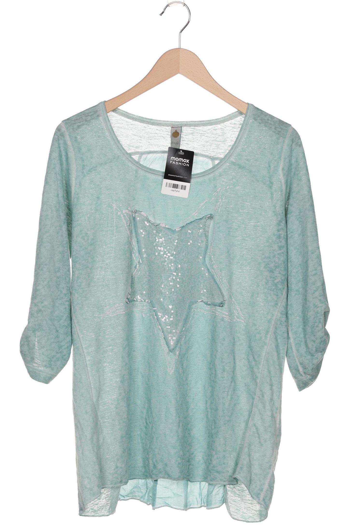 

tredy Damen Langarmshirt, türkis, Gr. 42