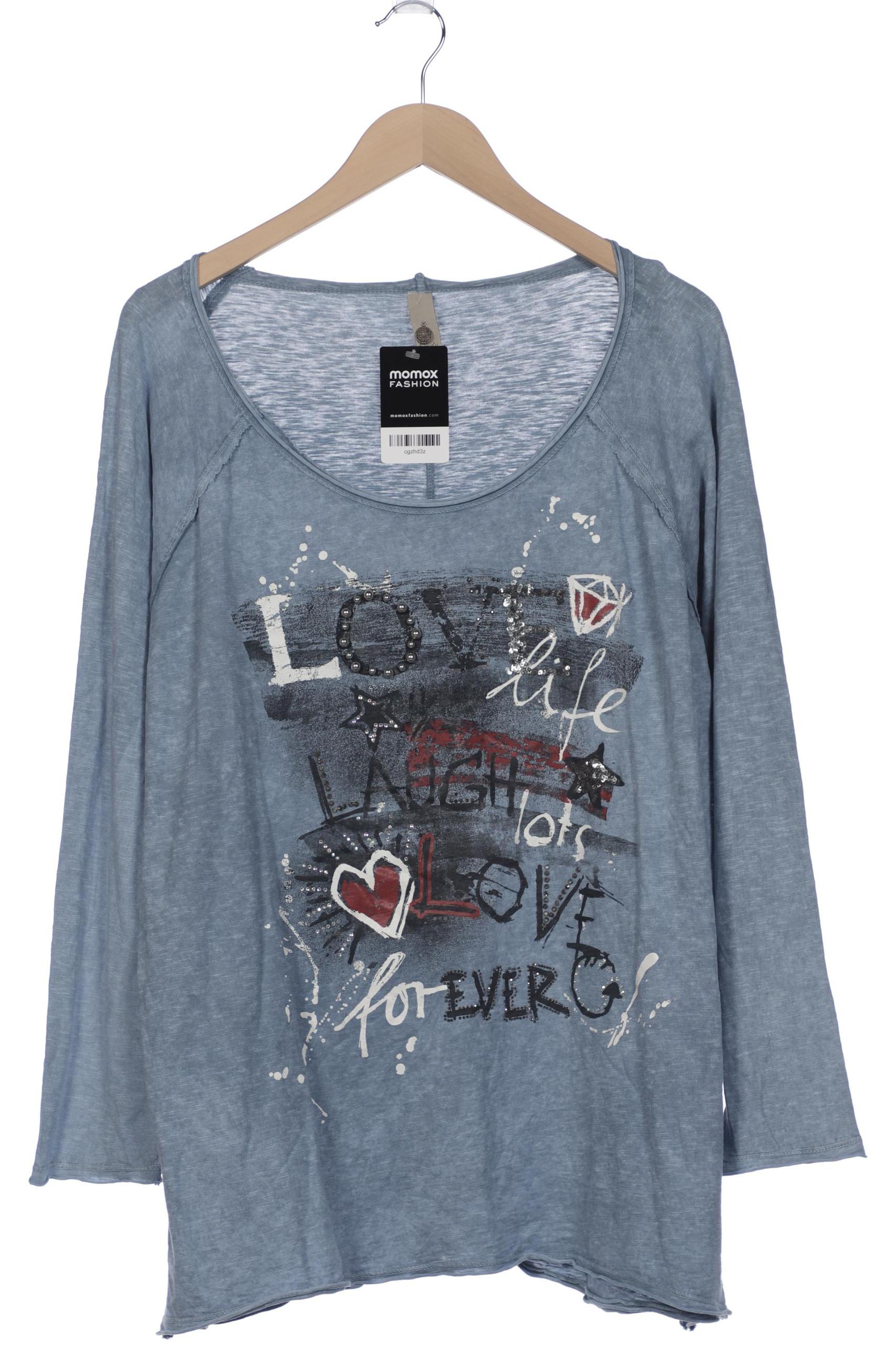 

tredy Damen Langarmshirt, blau, Gr. 48