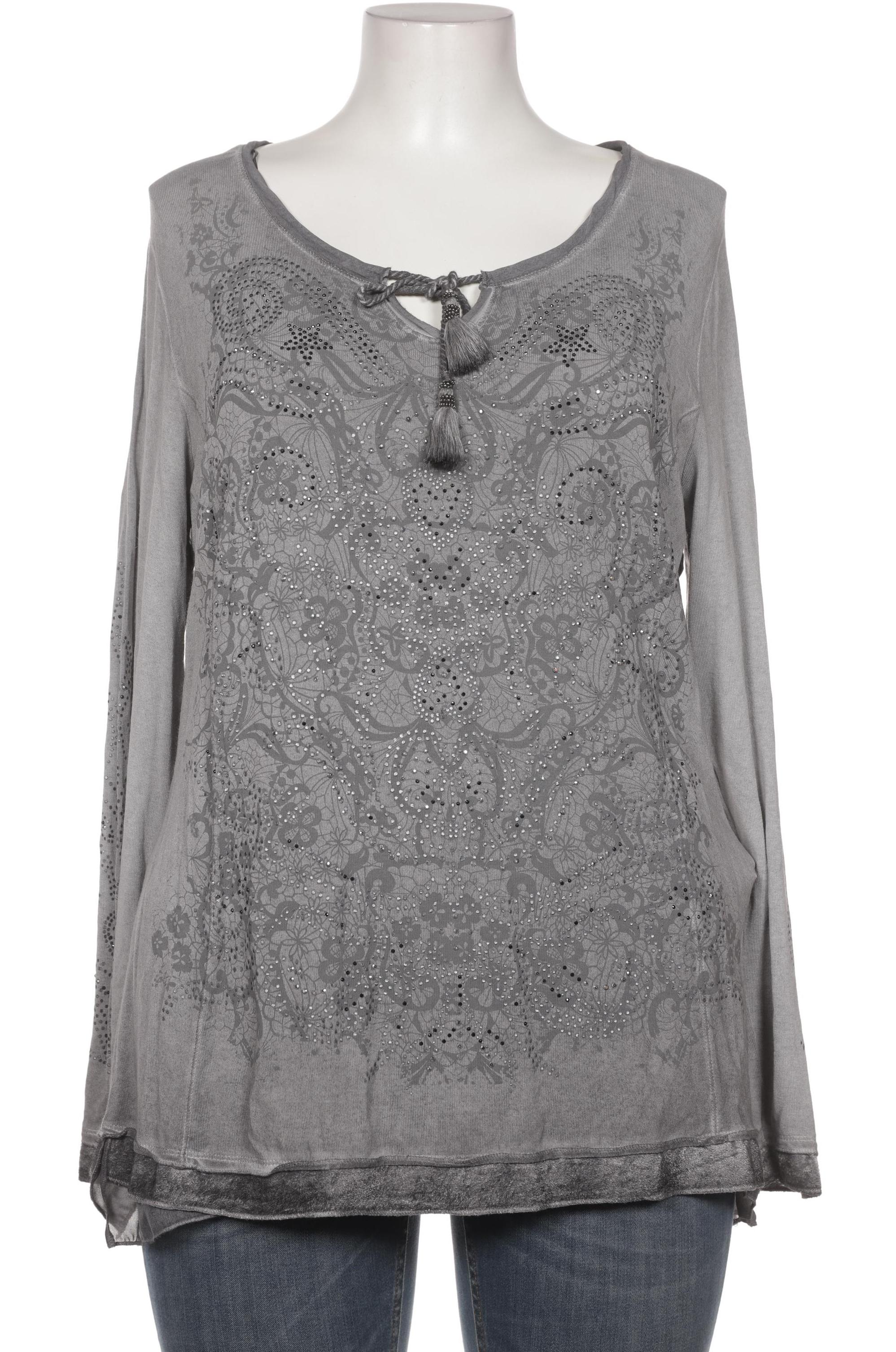 

tredy Damen Langarmshirt, grau, Gr. 42