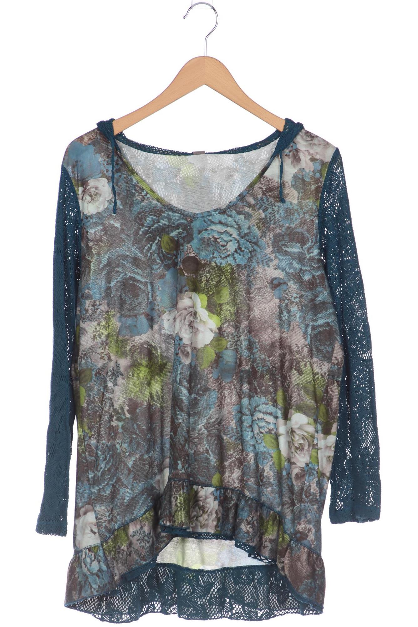

tredy Damen Langarmshirt, türkis, Gr. 46