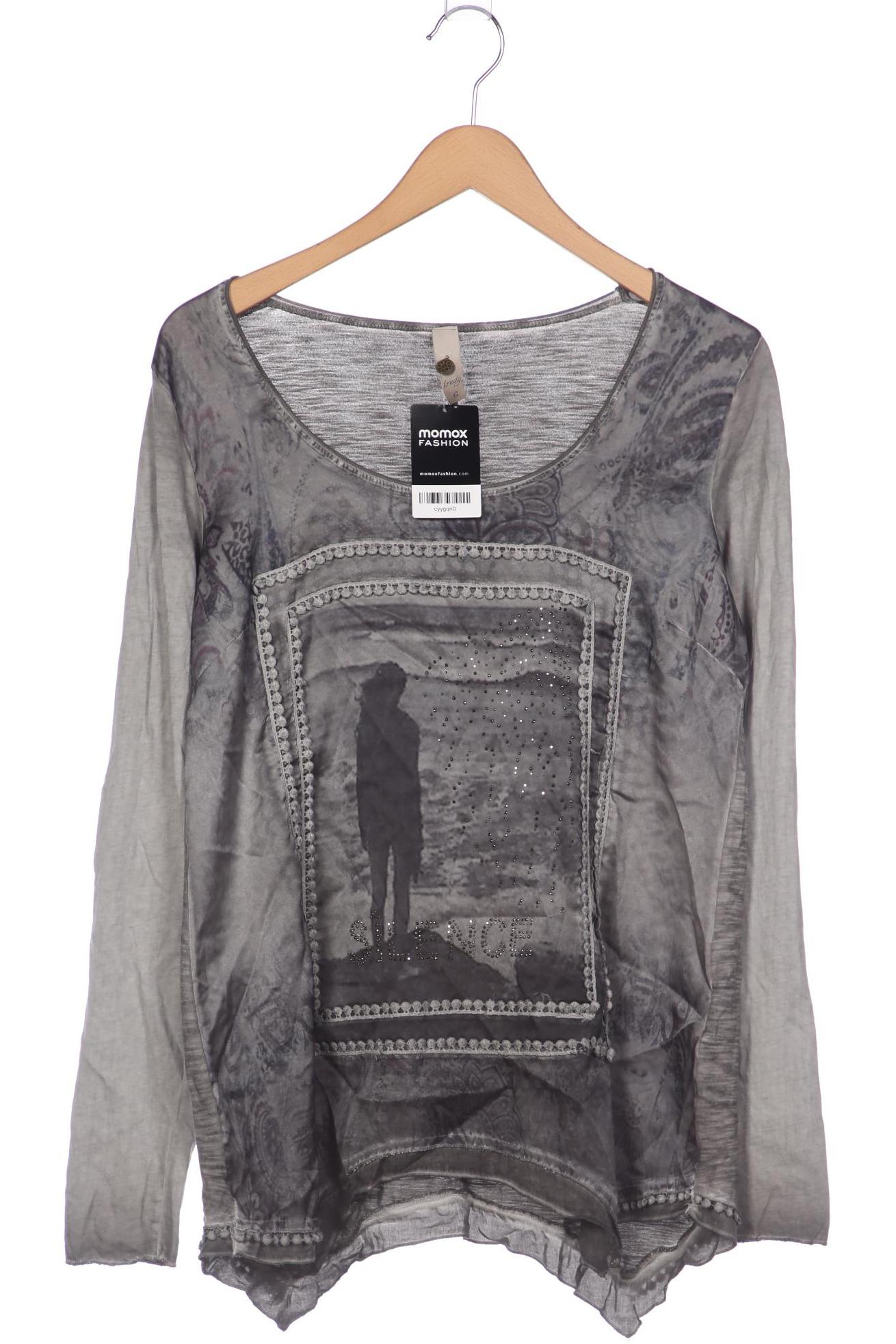 

tredy Damen Langarmshirt, grau, Gr. 42