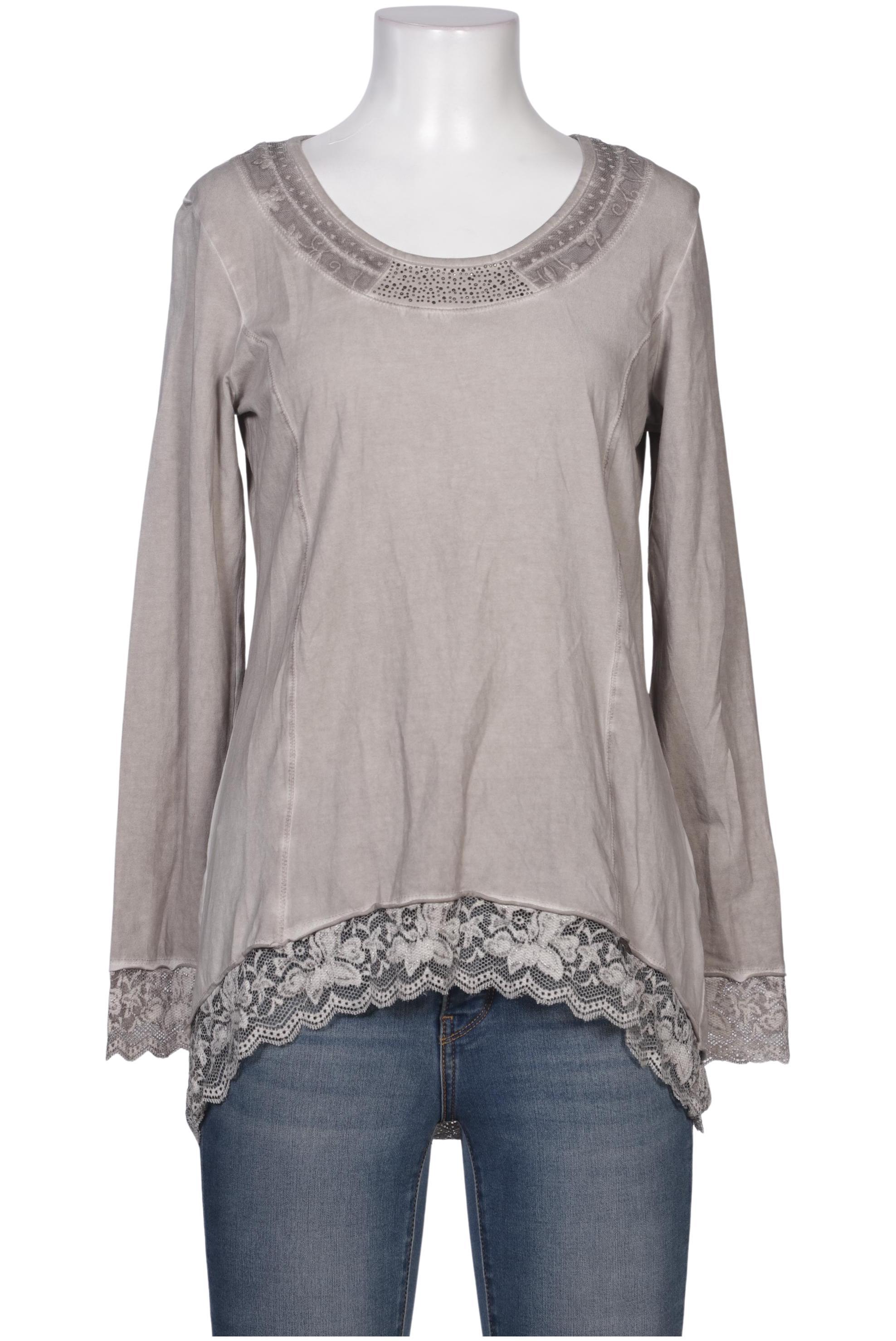 

tredy Damen Langarmshirt, grau, Gr. 38