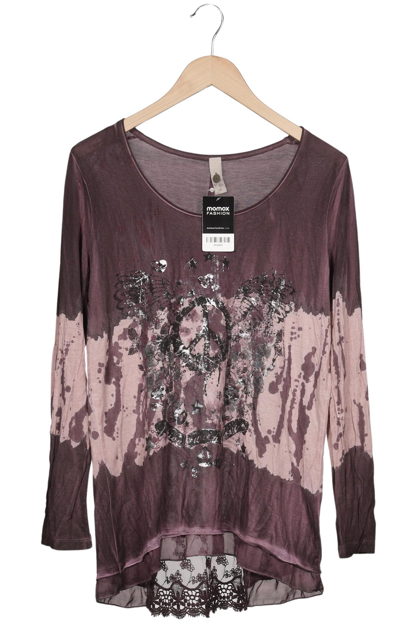 

tredy Damen Langarmshirt, bordeaux, Gr. 40