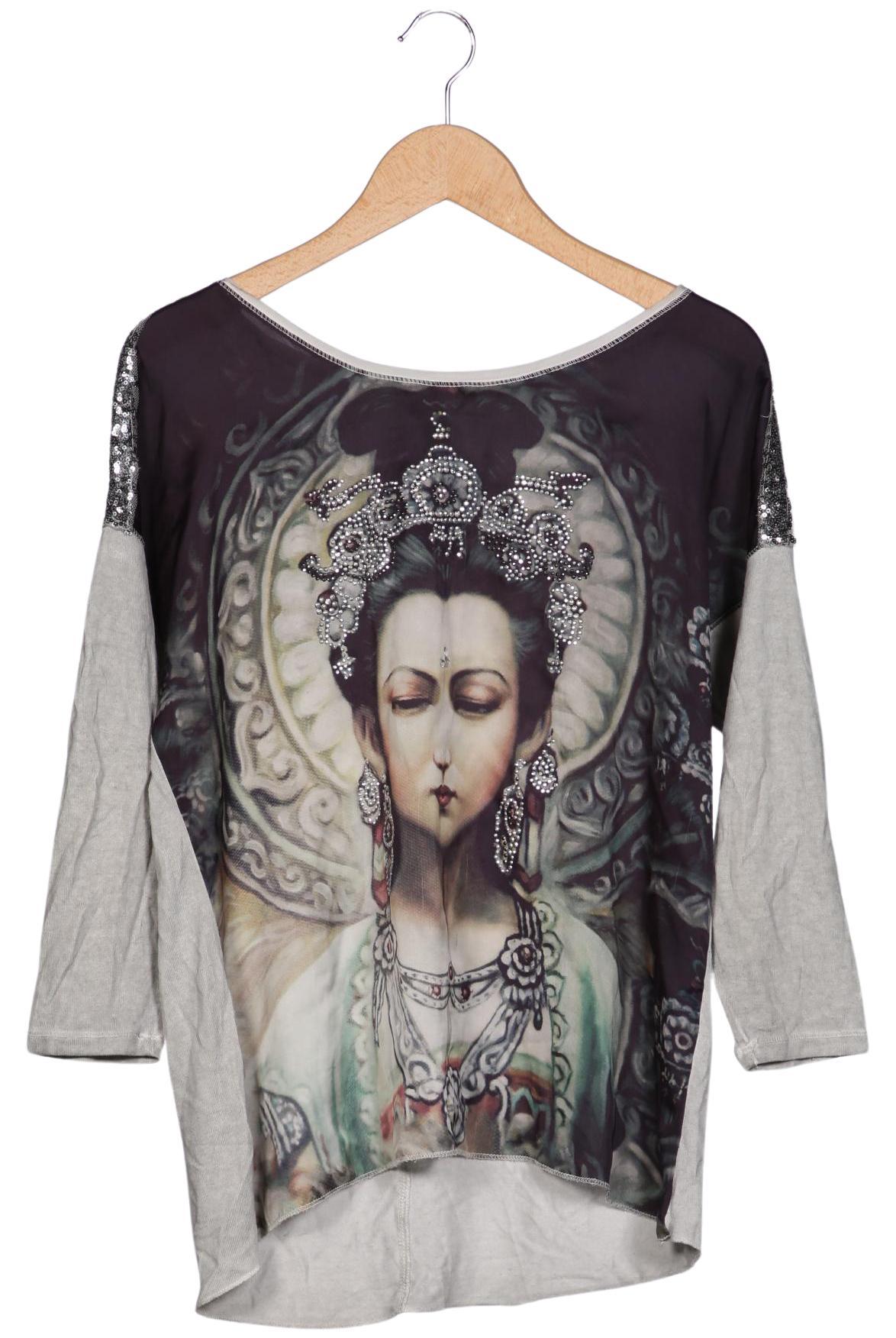 

tredy Damen Langarmshirt, grau, Gr. 38