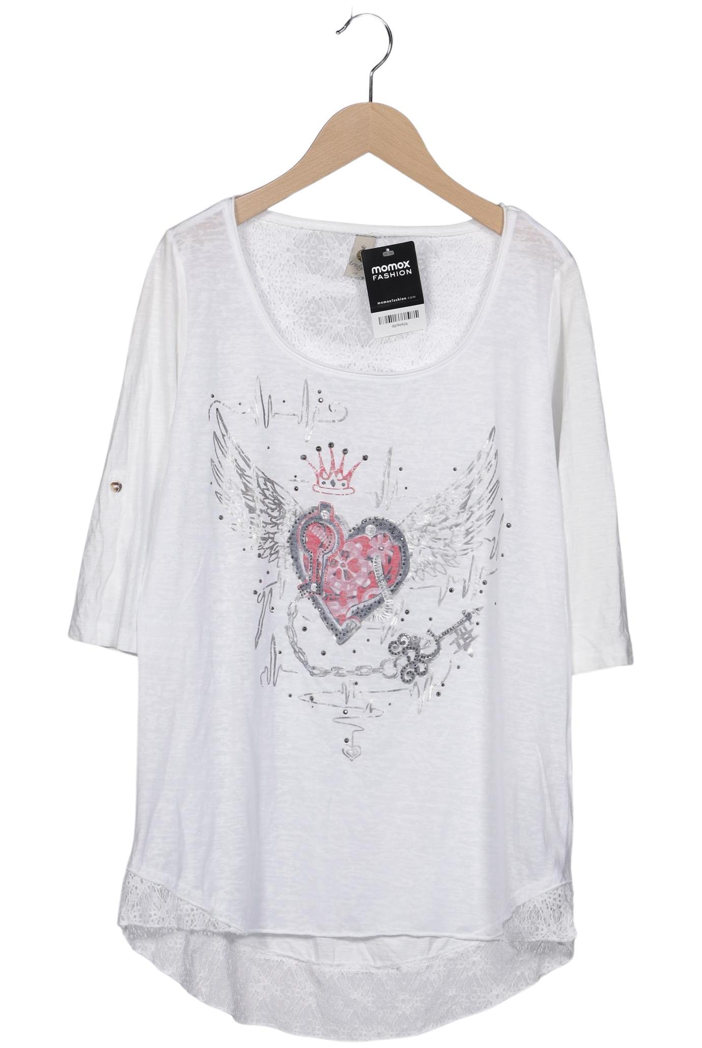 

tredy Damen Langarmshirt, weiß, Gr. 38