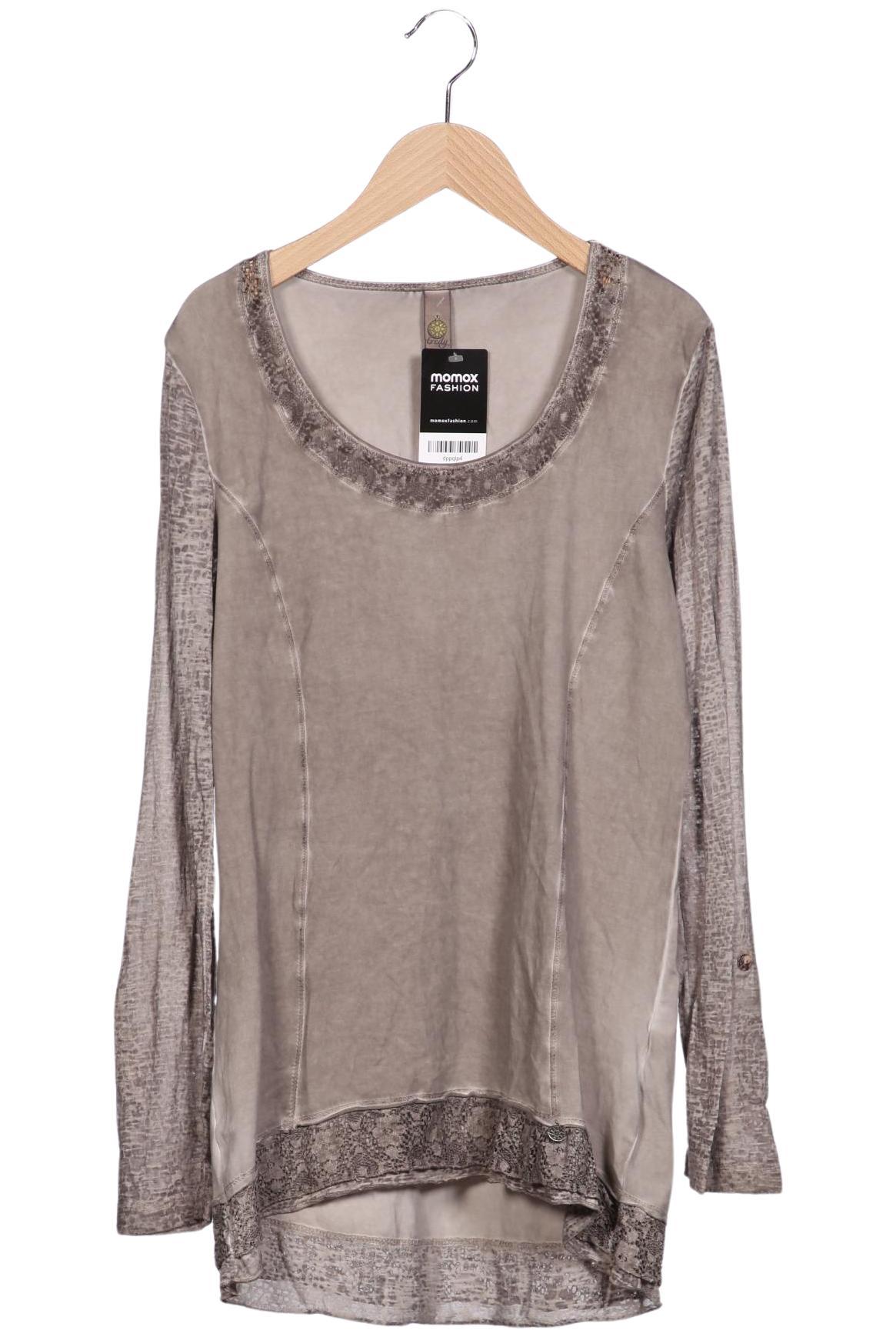 

tredy Damen Langarmshirt, grau, Gr. 38