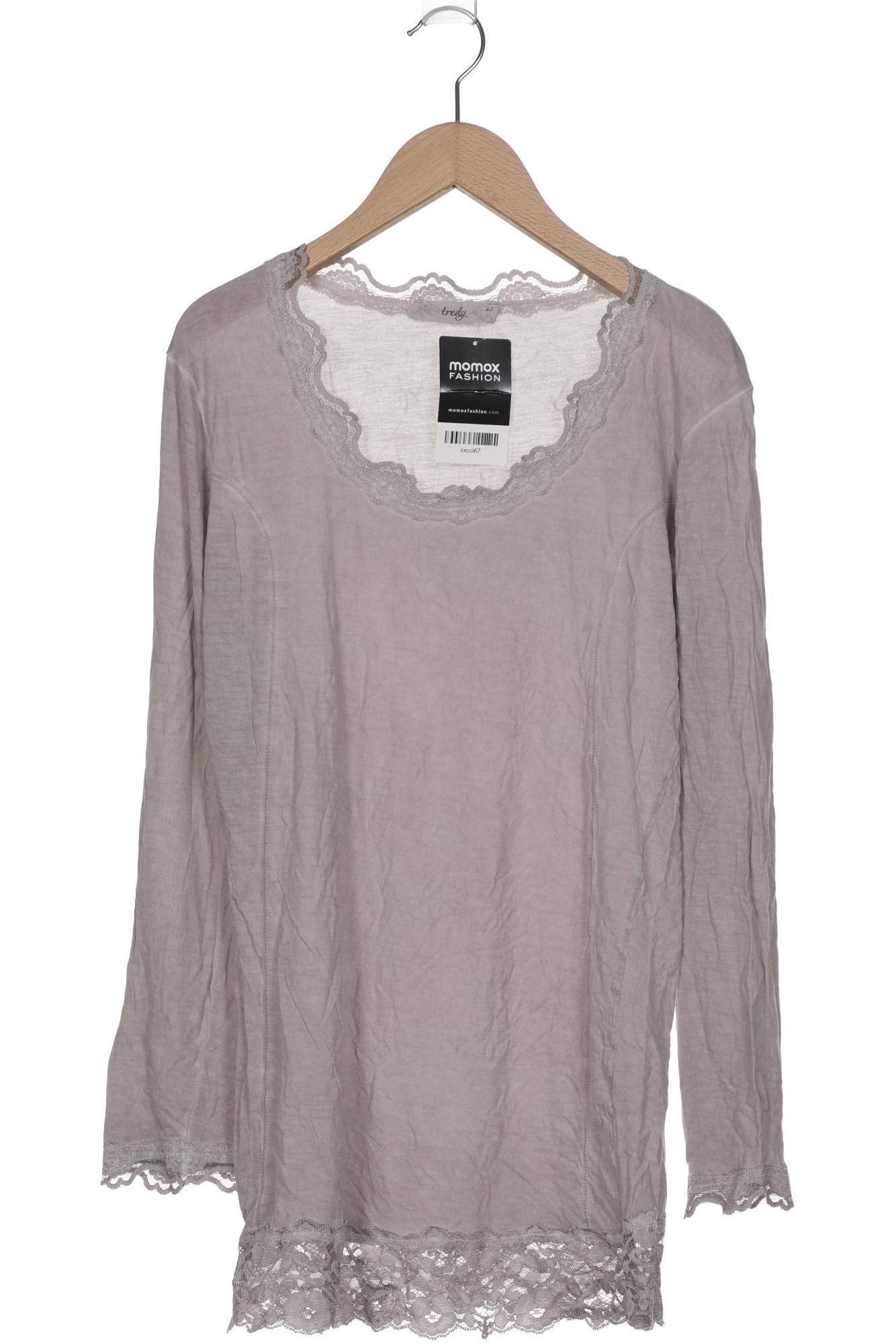 

tredy Damen Langarmshirt, grau, Gr. 42