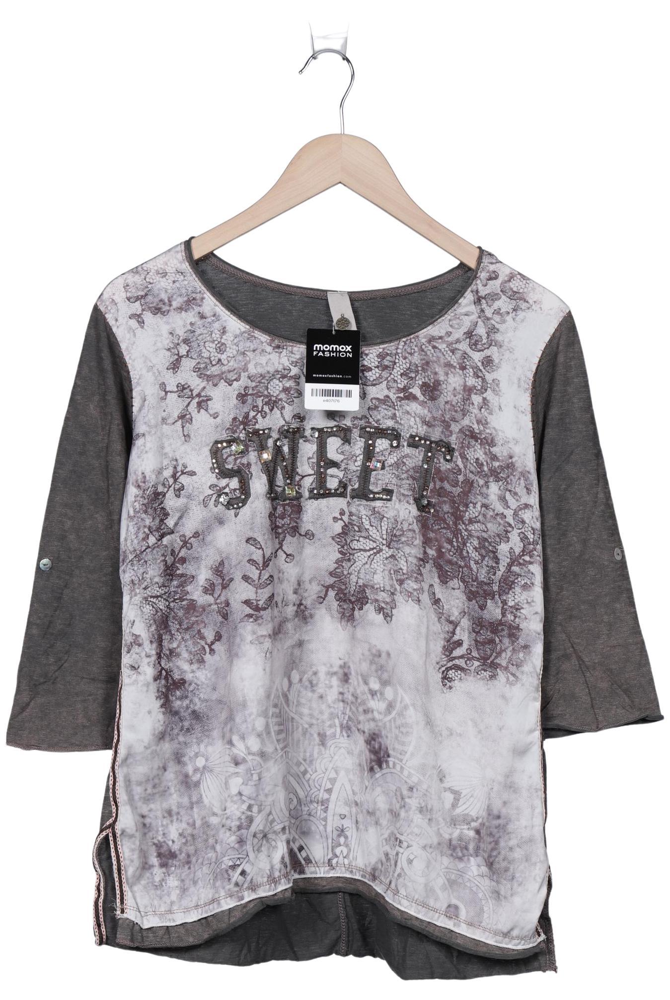 

tredy Damen Langarmshirt, grau, Gr. 40