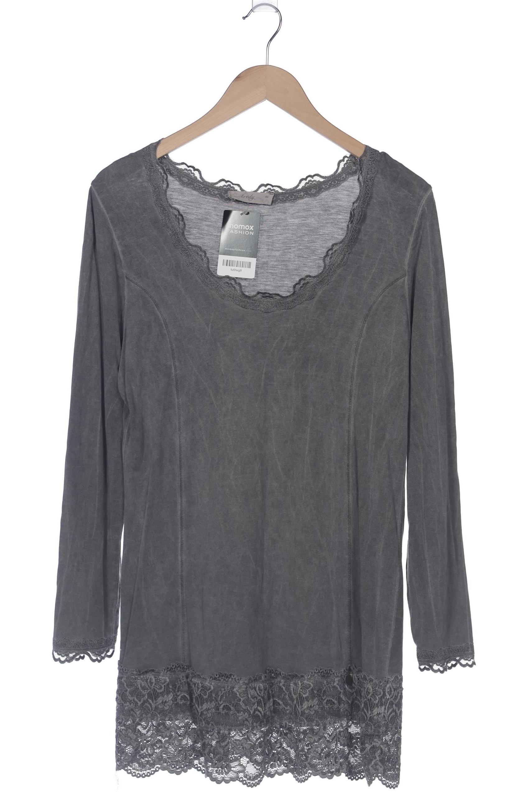 

tredy Damen Langarmshirt, grau, Gr. 46