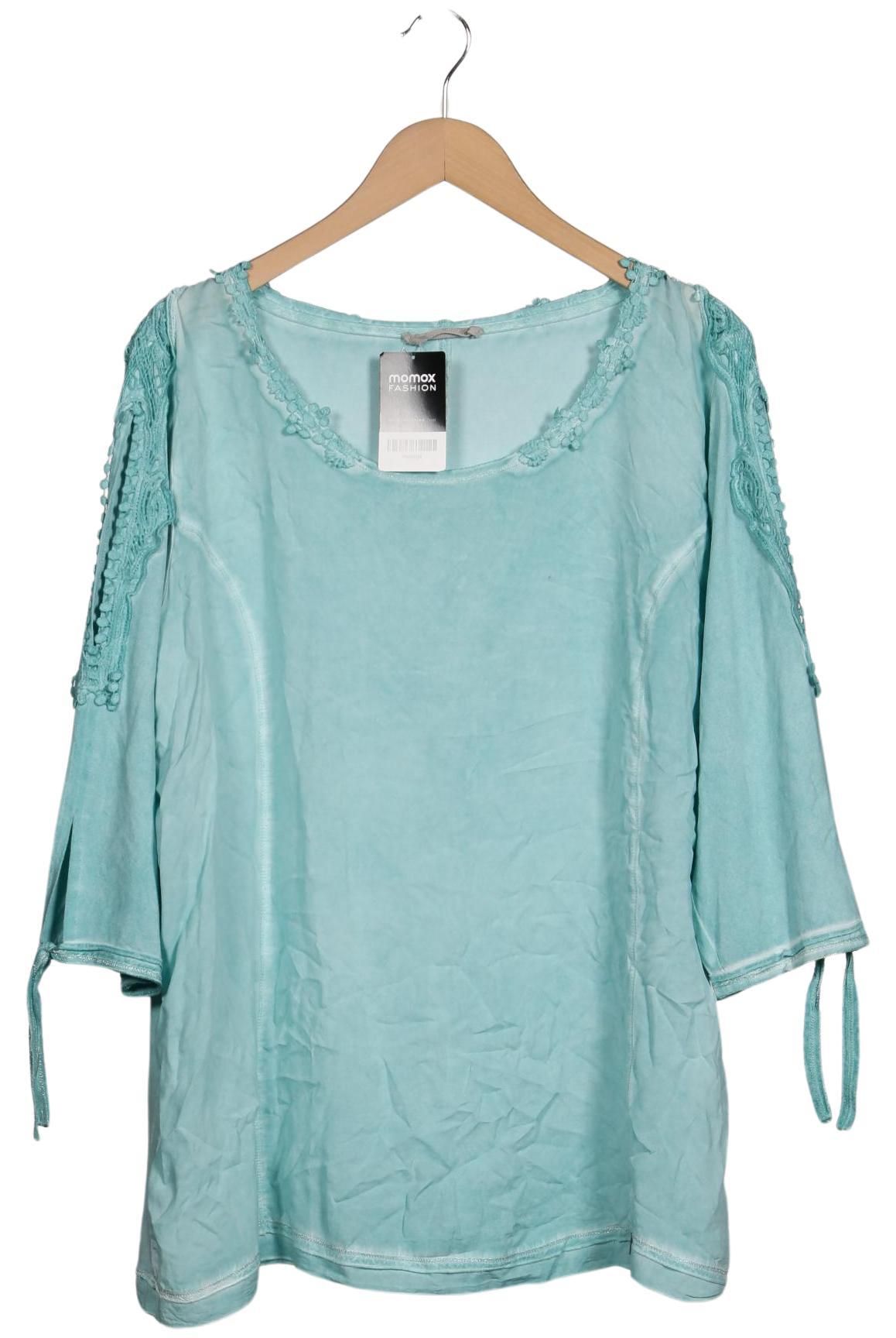 

tredy Damen Langarmshirt, türkis, Gr. 46