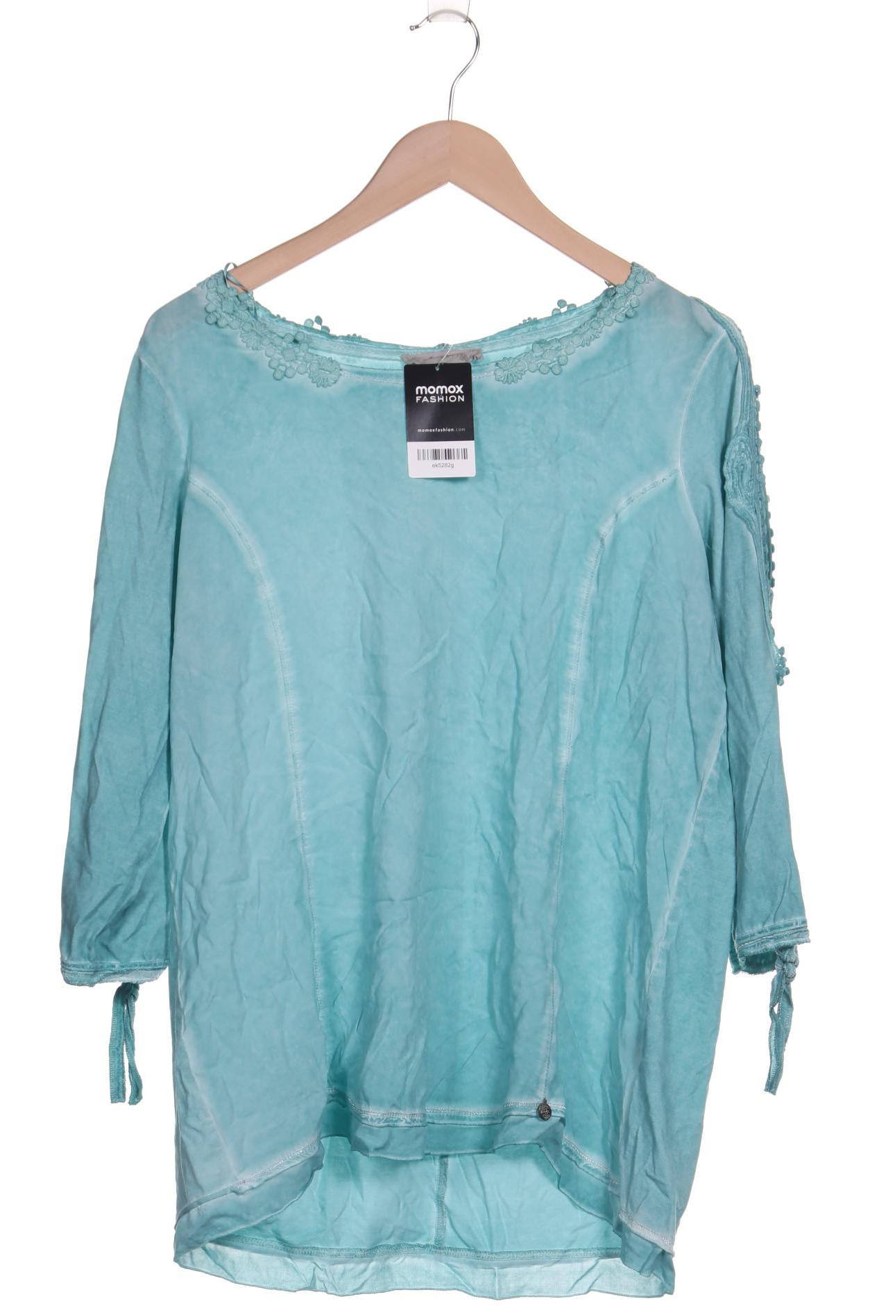 

tredy Damen Langarmshirt, türkis, Gr. 40