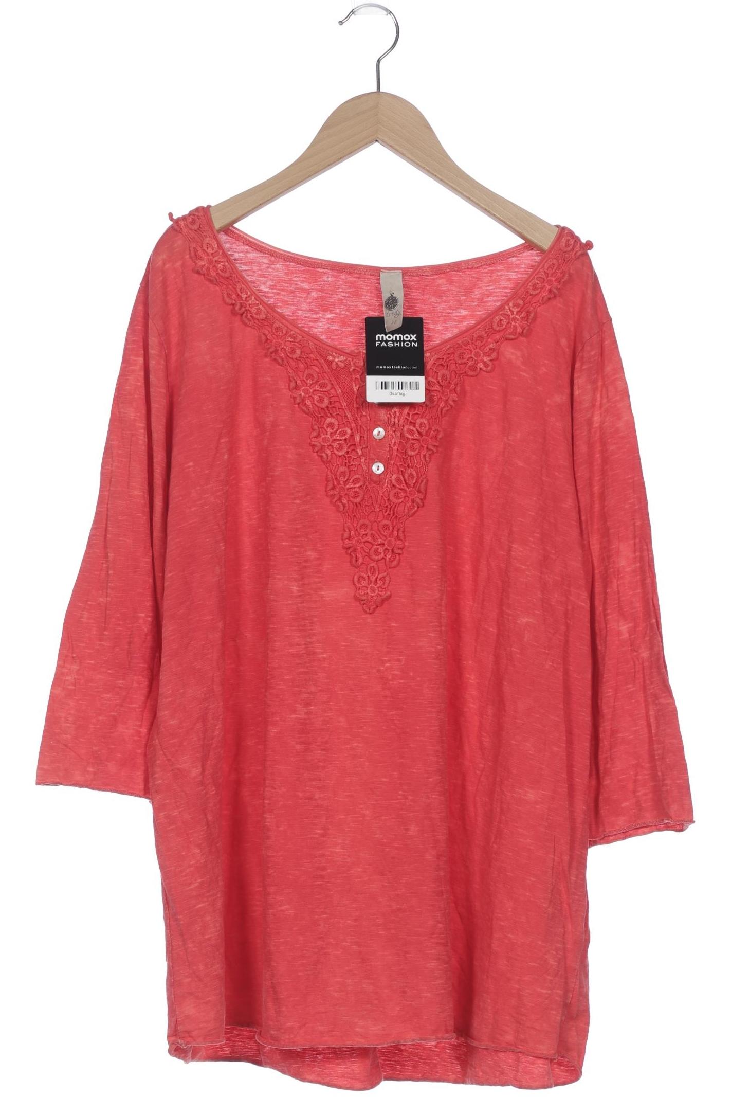

tredy Damen Langarmshirt, rot, Gr. 48