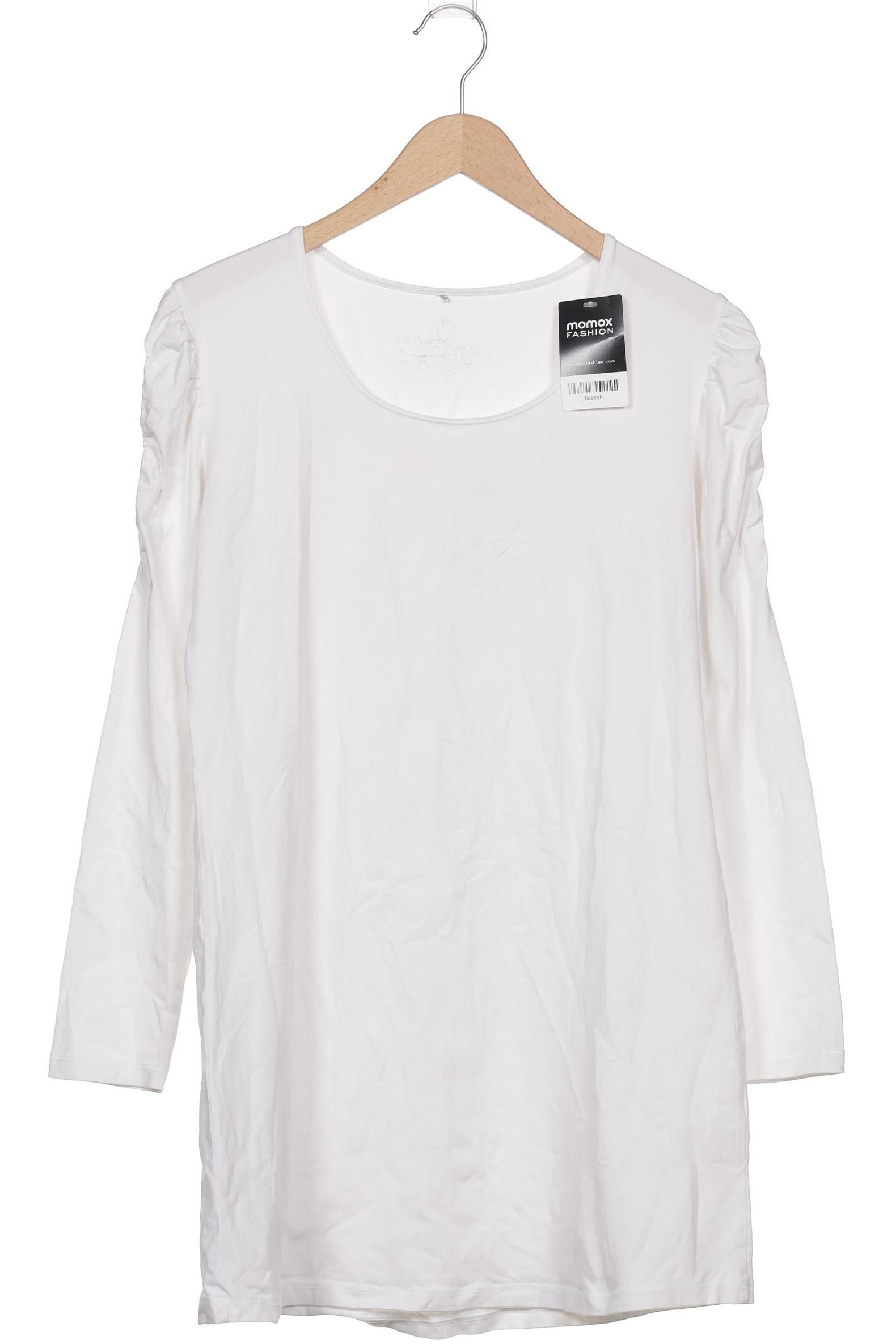 

tredy Damen Langarmshirt, weiß, Gr. 42