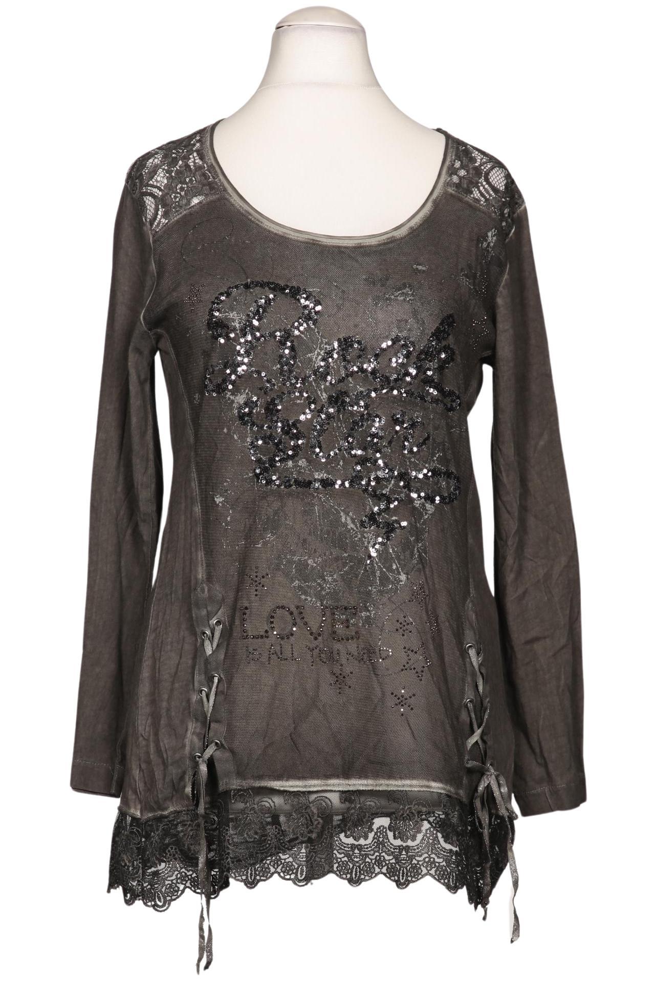 

tredy Damen Langarmshirt, grau, Gr. 38