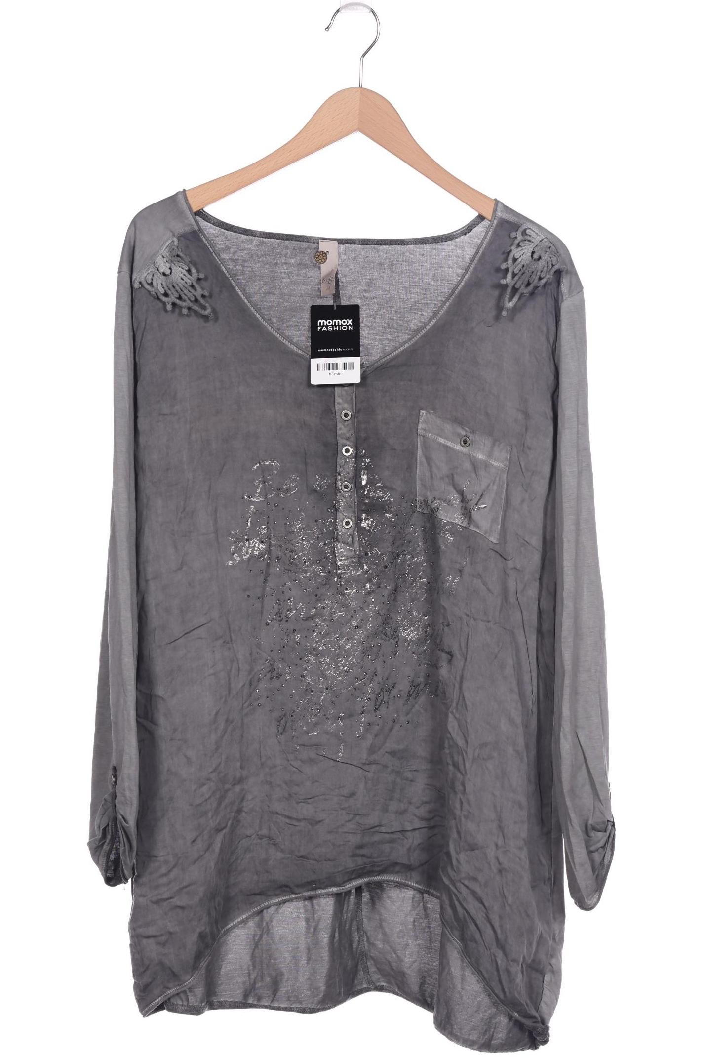 

tredy Damen Langarmshirt, grau, Gr. 48