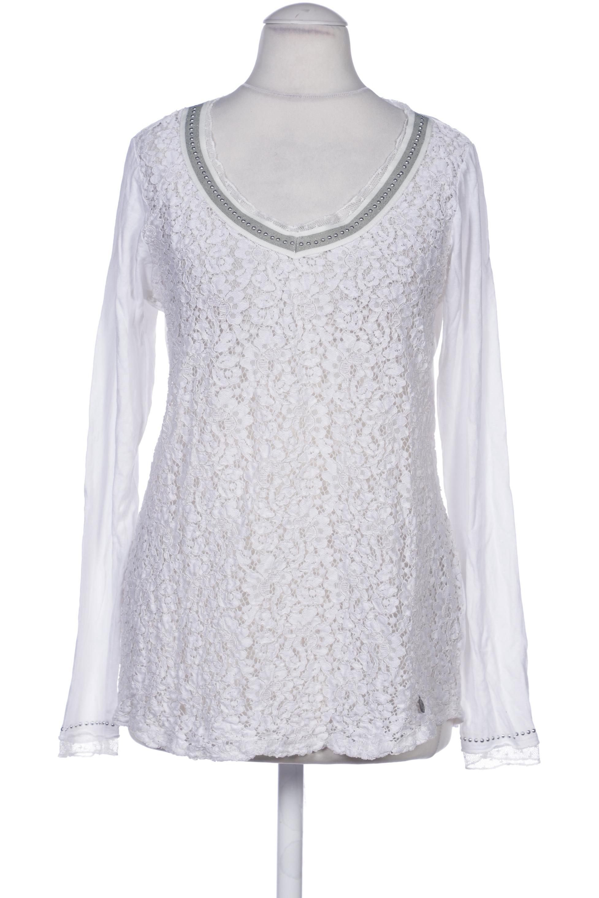 

tredy Damen Langarmshirt, weiß, Gr. 38