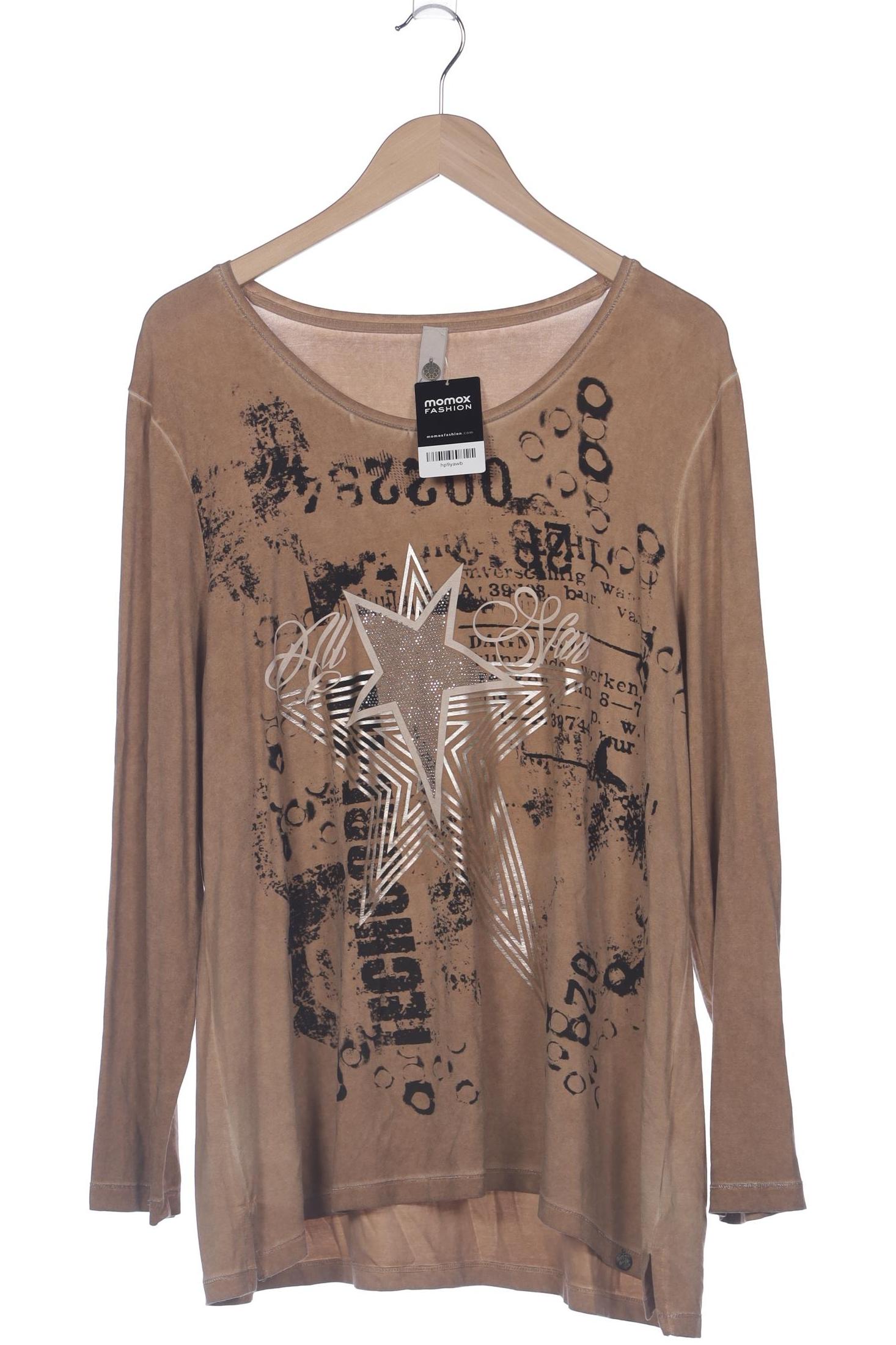 

tredy Damen Langarmshirt, beige, Gr. 42