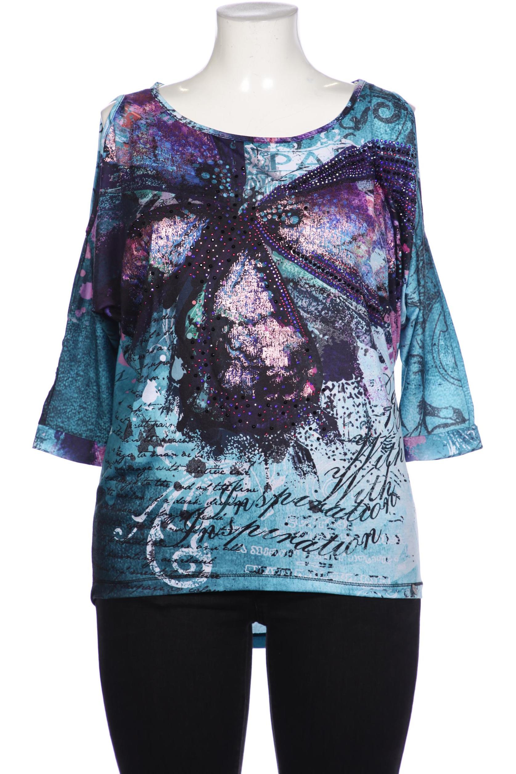

tredy Damen Langarmshirt, türkis, Gr. 42