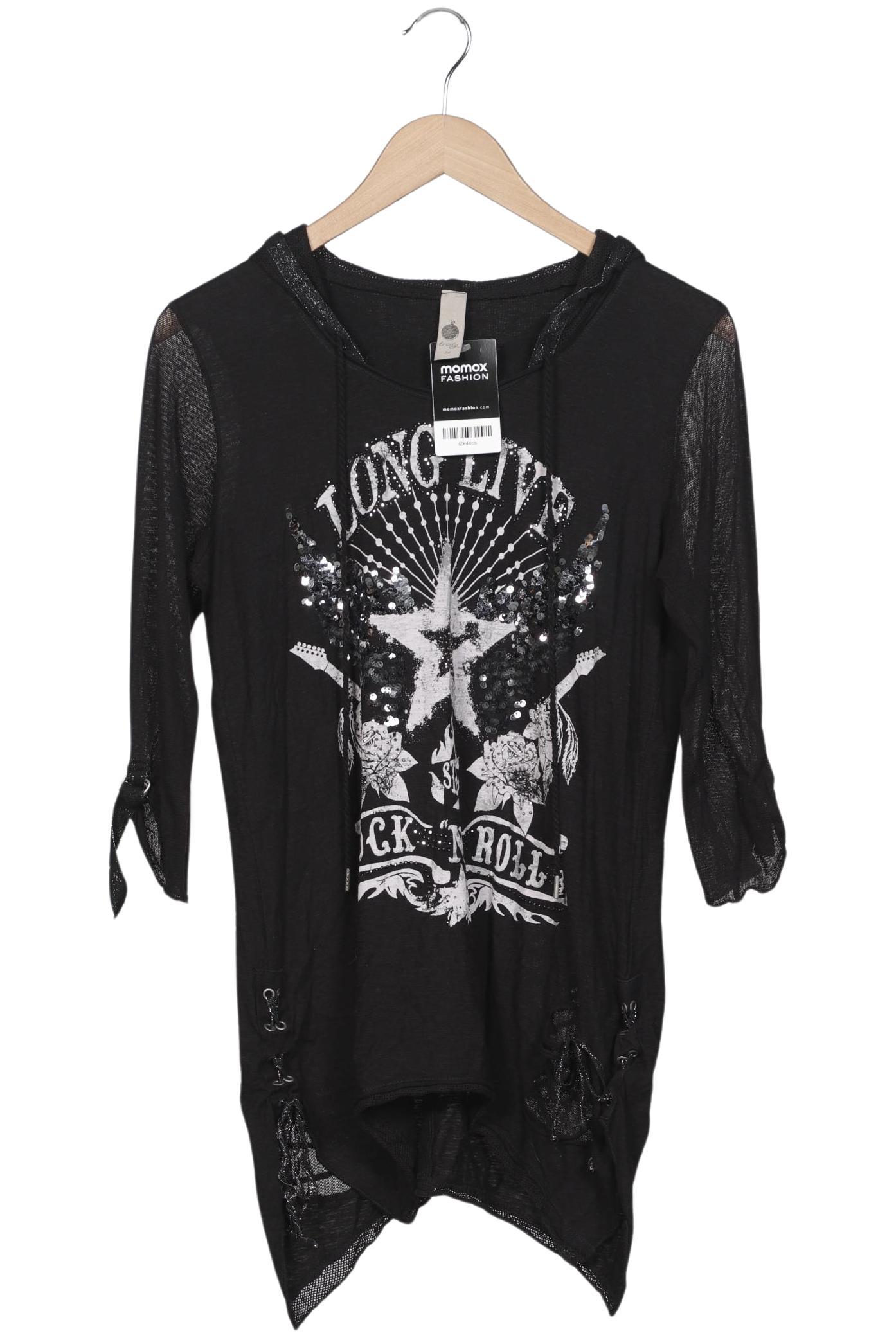 

tredy Damen Langarmshirt, schwarz, Gr. 36