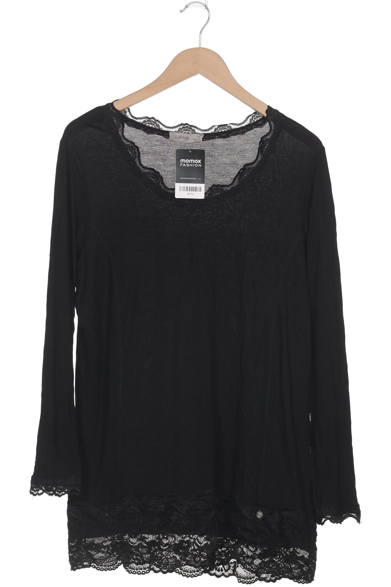 

tredy Damen Langarmshirt, schwarz, Gr. 44