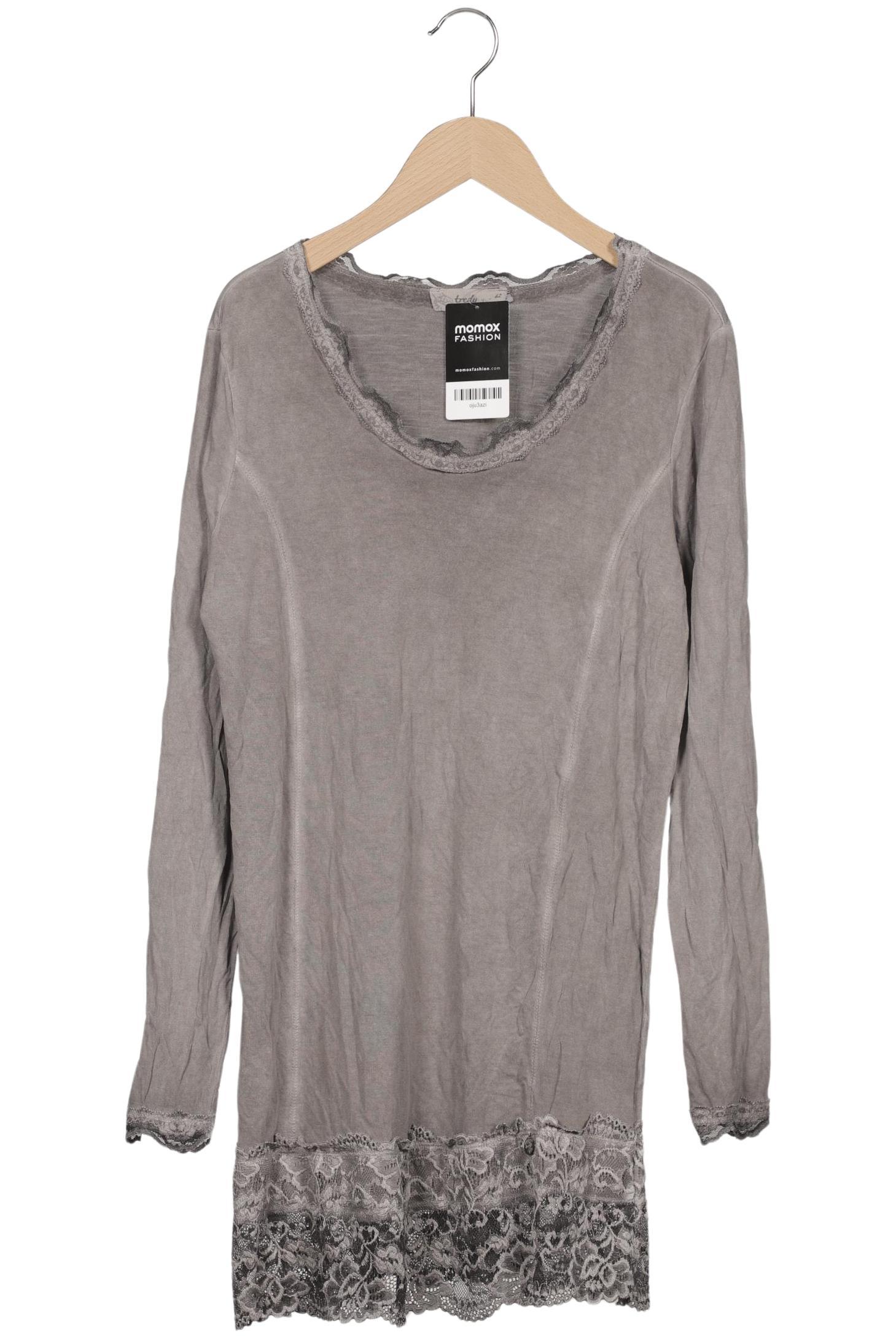 

tredy Damen Langarmshirt, grau, Gr. 42