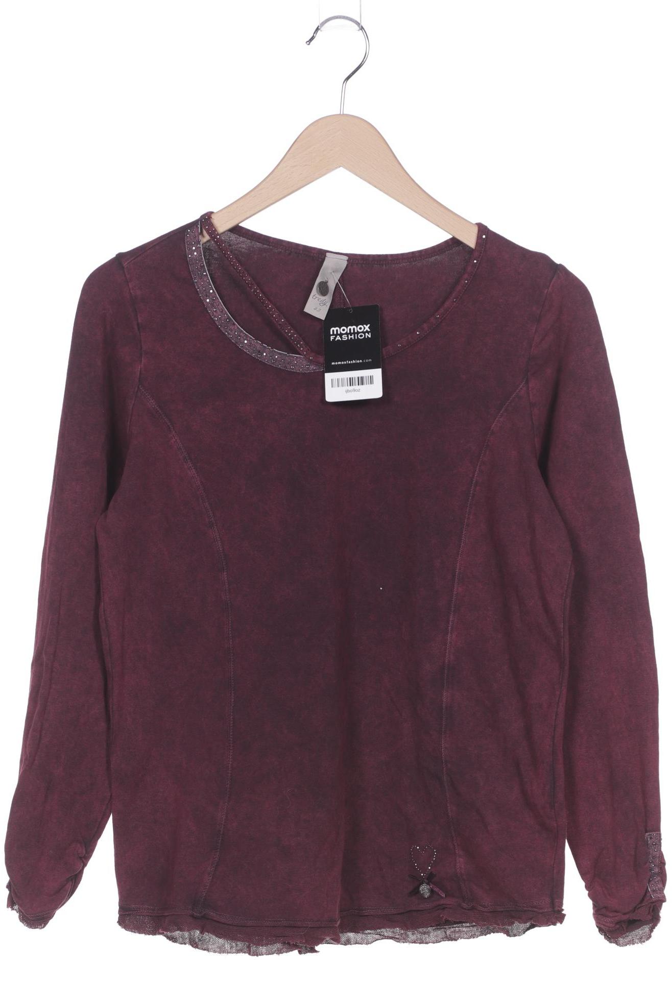 

tredy Damen Langarmshirt, bordeaux, Gr. 42