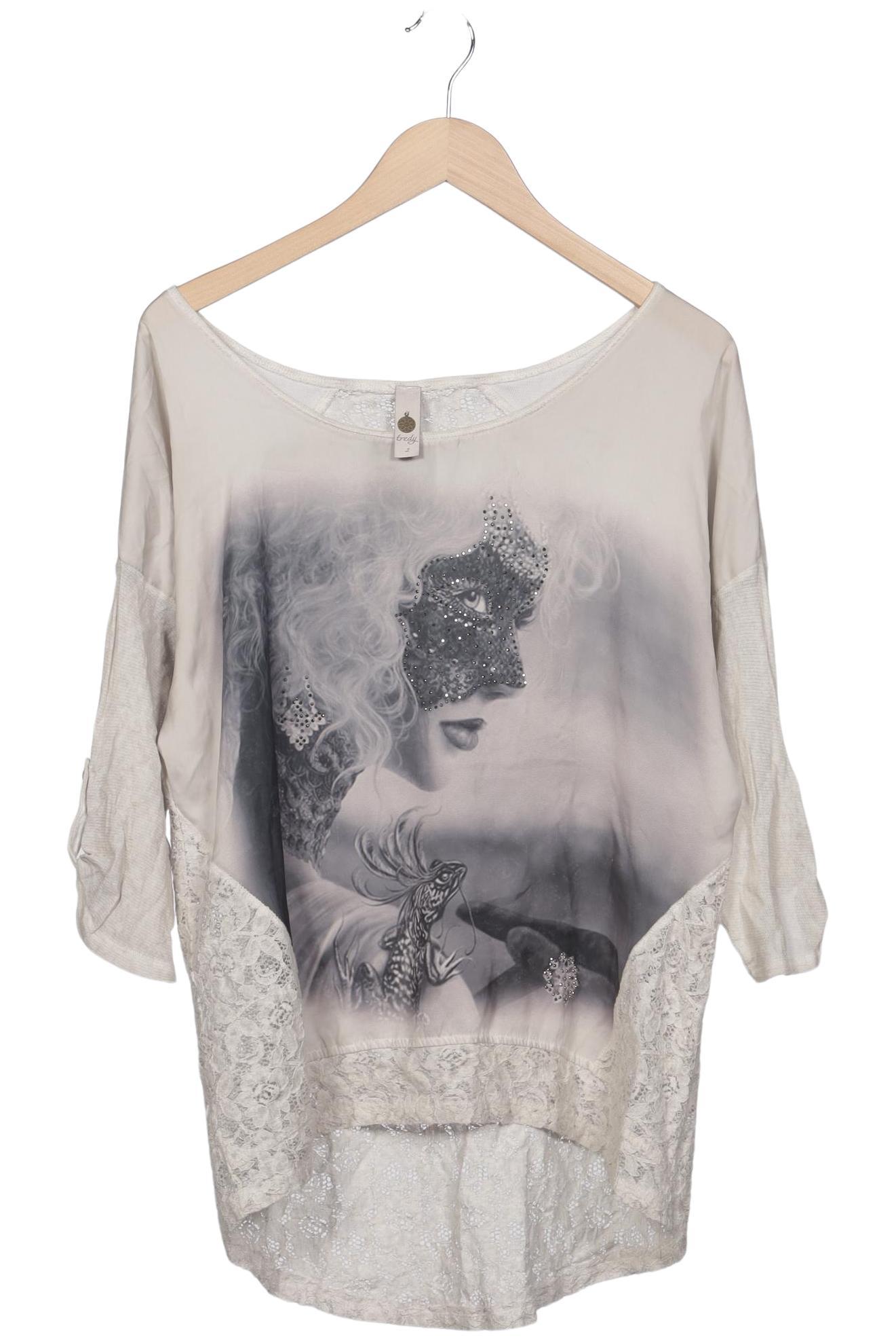 

tredy Damen Langarmshirt, beige, Gr. 42