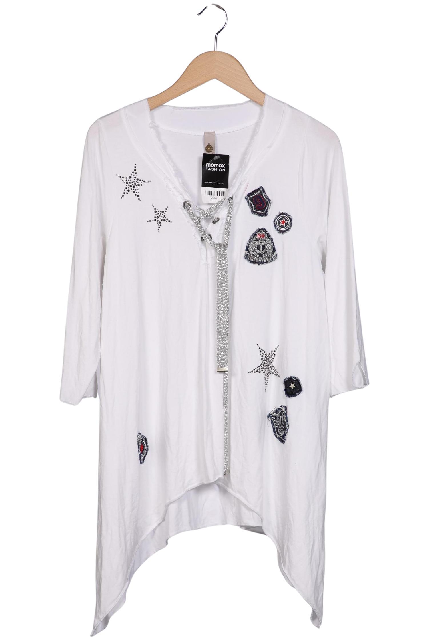 

tredy Damen Langarmshirt, weiß, Gr. 36