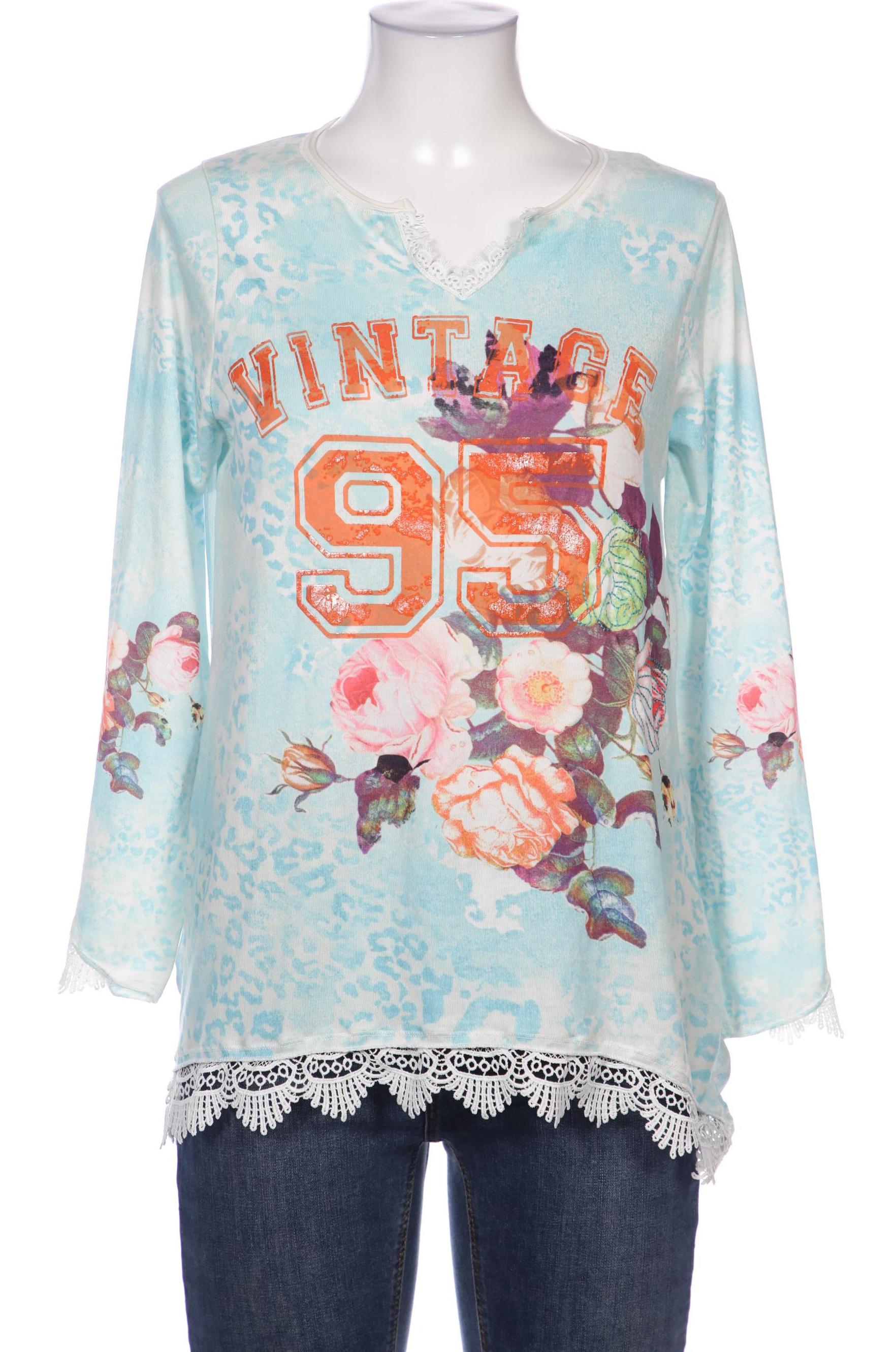 

tredy Damen Langarmshirt, türkis, Gr. 38