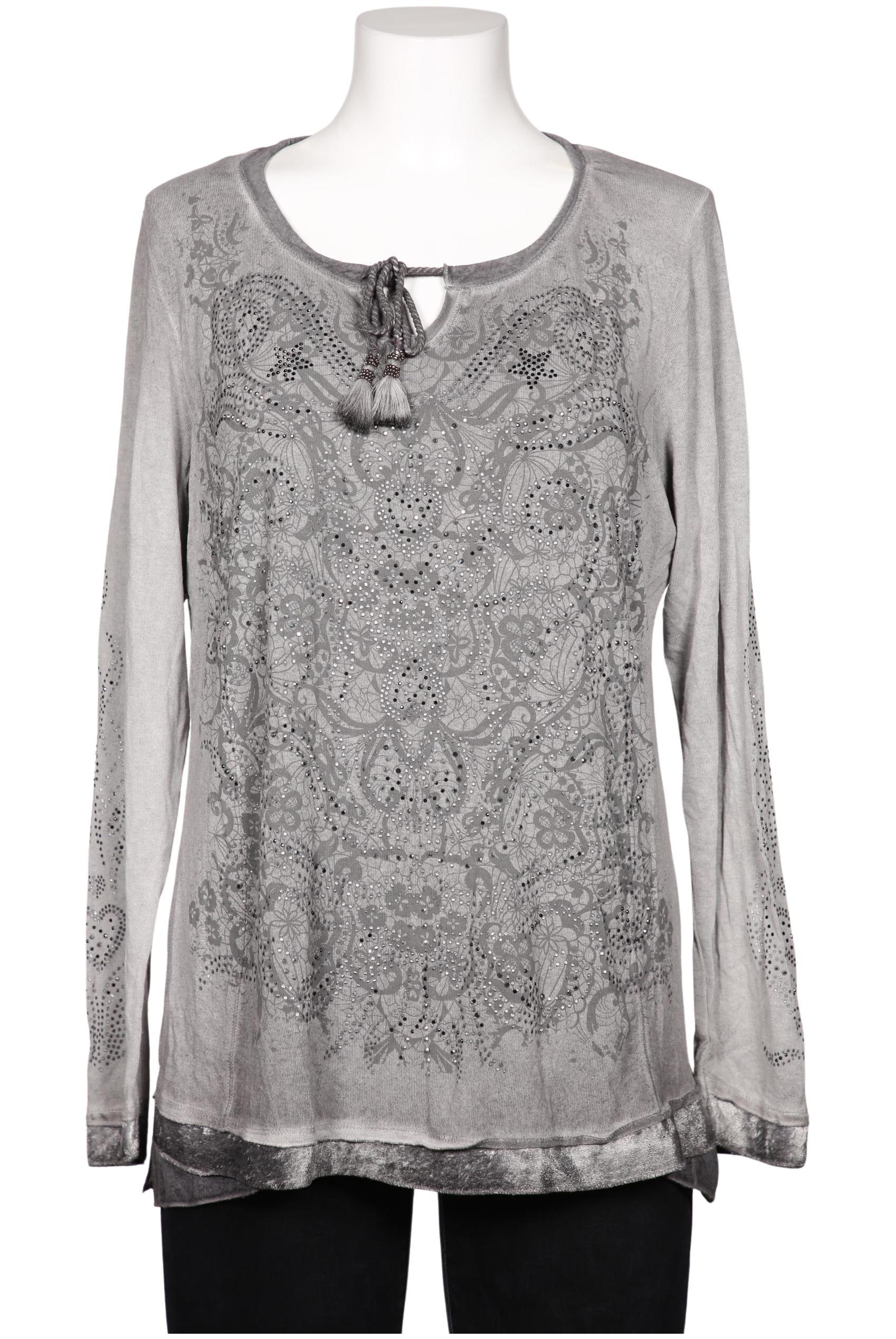 

tredy Damen Langarmshirt, grau, Gr. 42