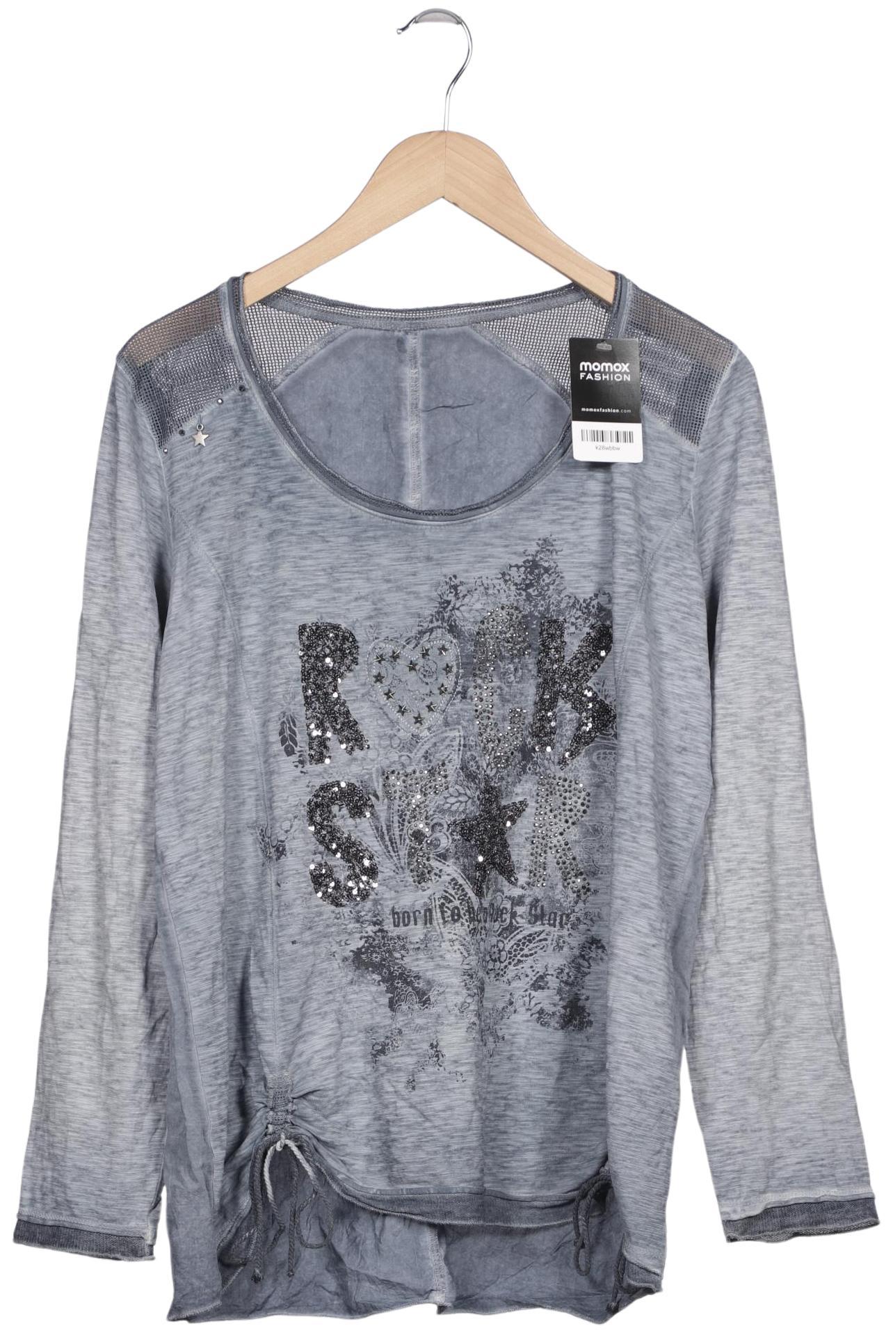 

tredy Damen Langarmshirt, grau, Gr. 40