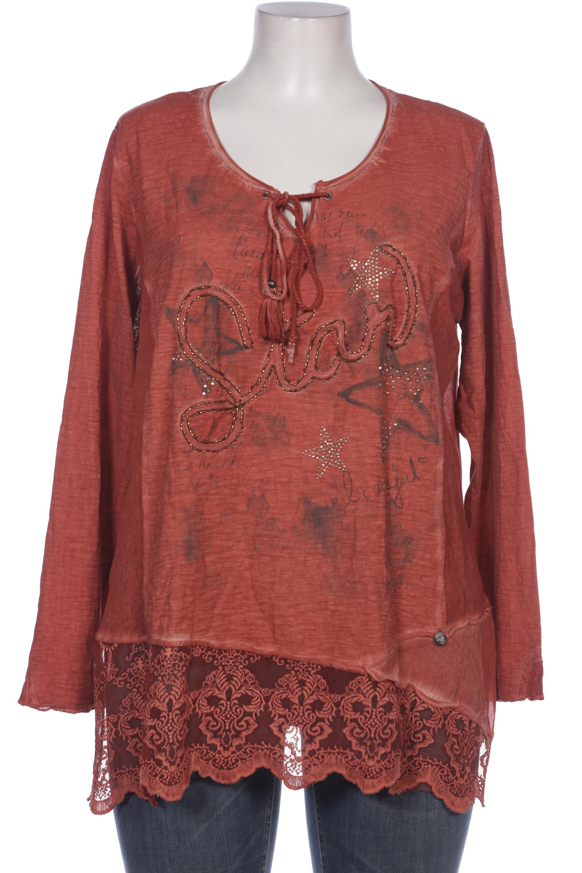 

tredy Damen Langarmshirt, orange, Gr. 48